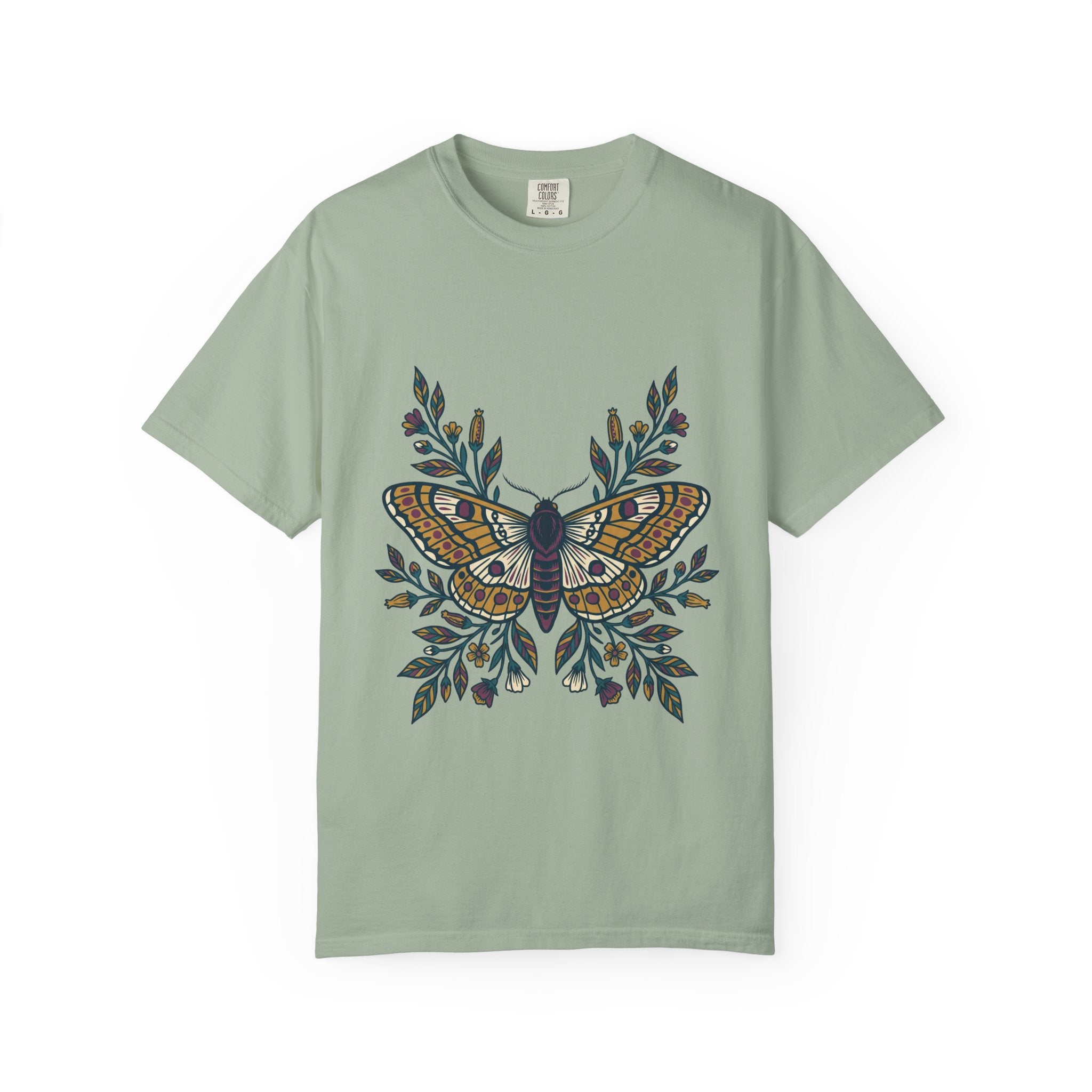 Botanical Moth and Flora Tee