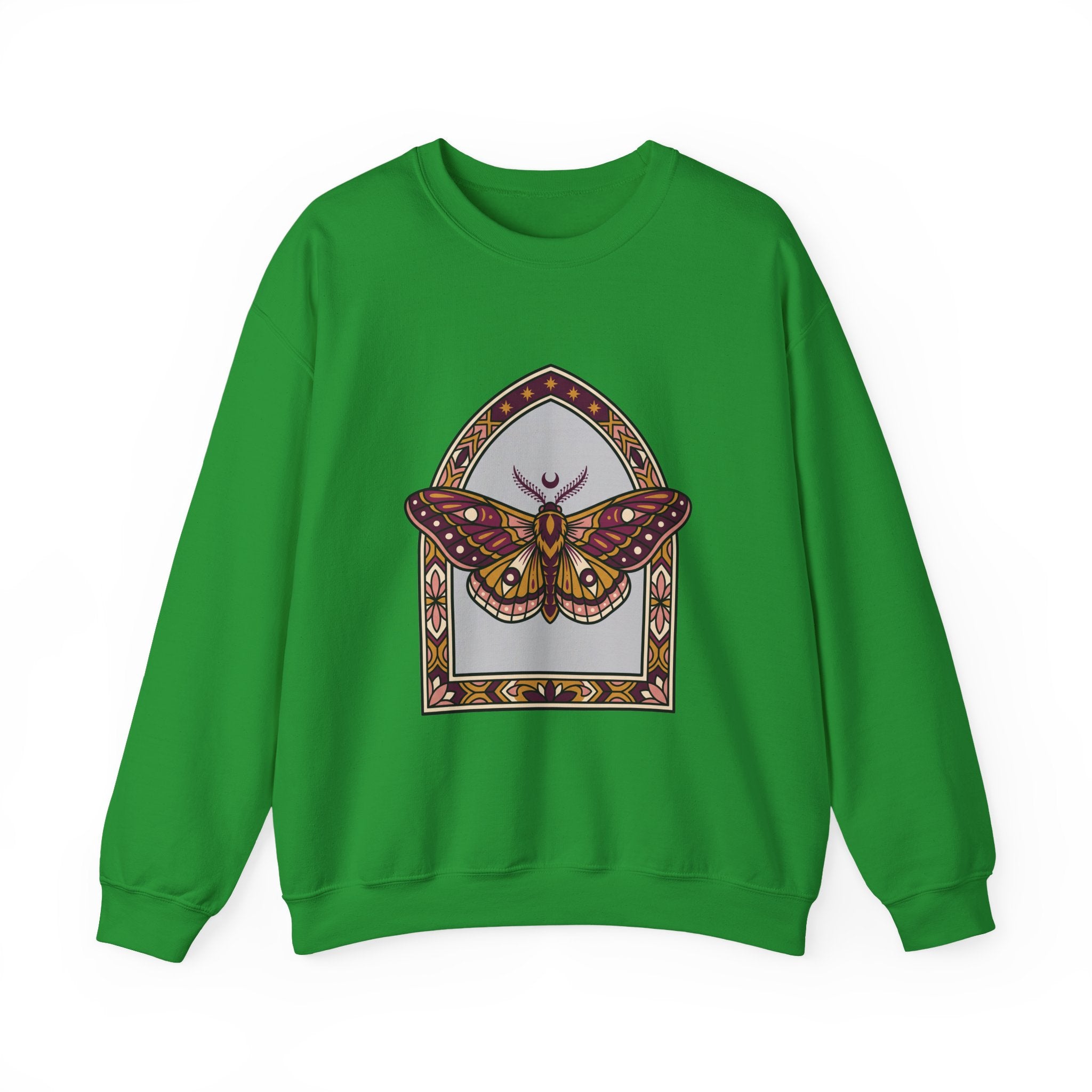 Arched Moth Stars Crewneck