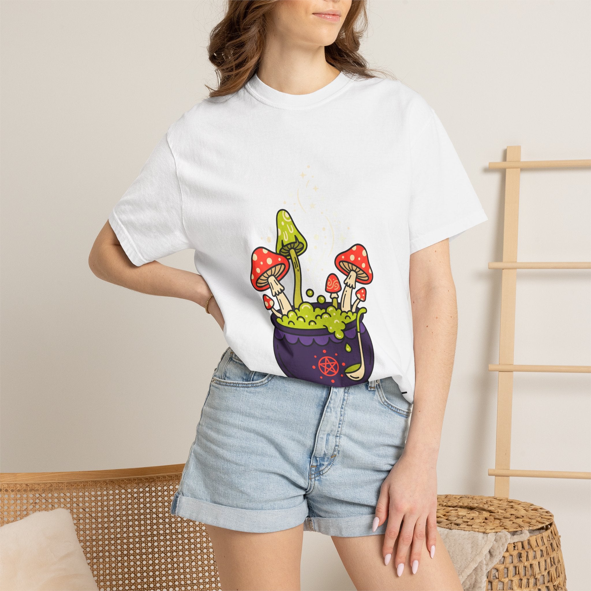 Witchy Mushroom Potion Tee
