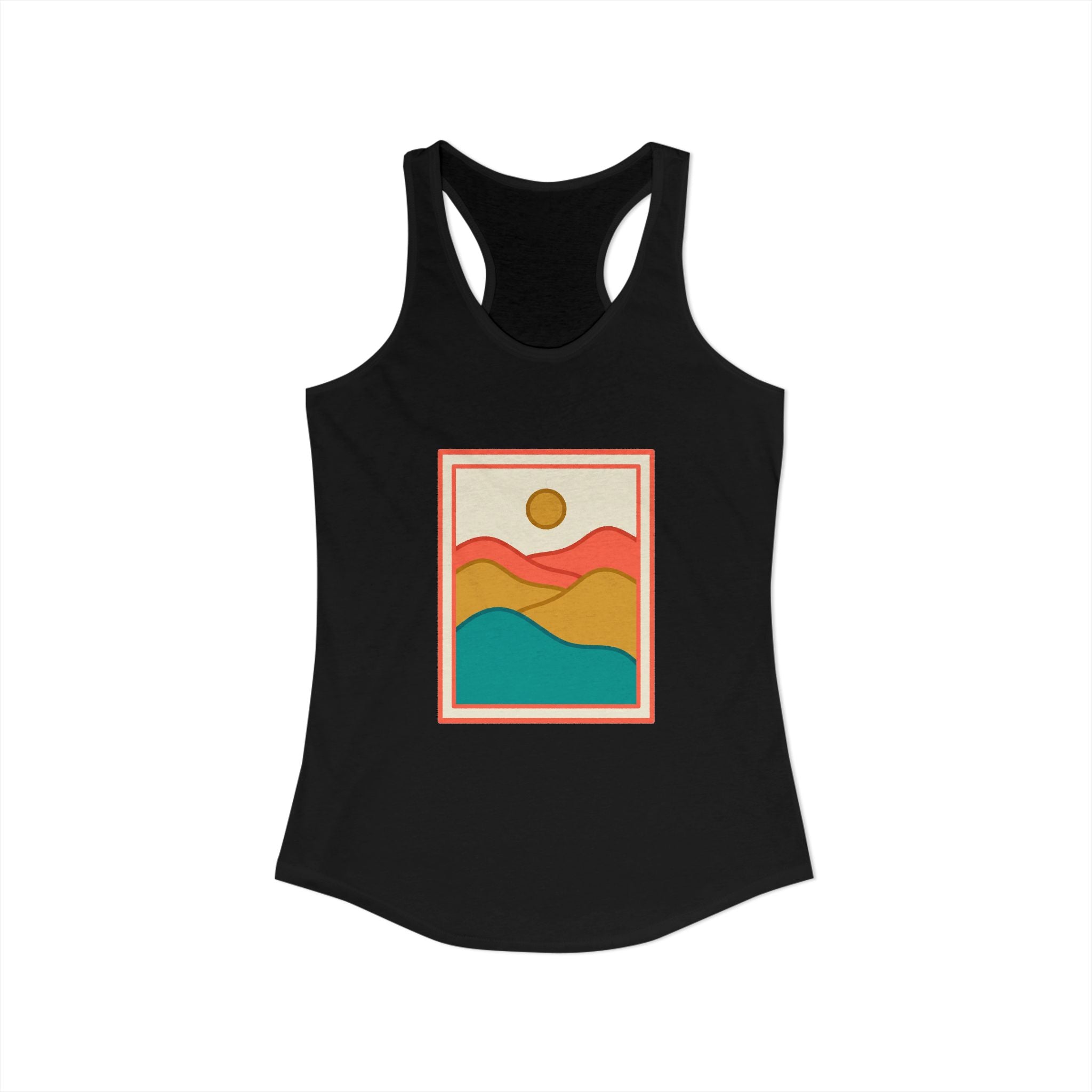 Layered Hills Line Tank Top