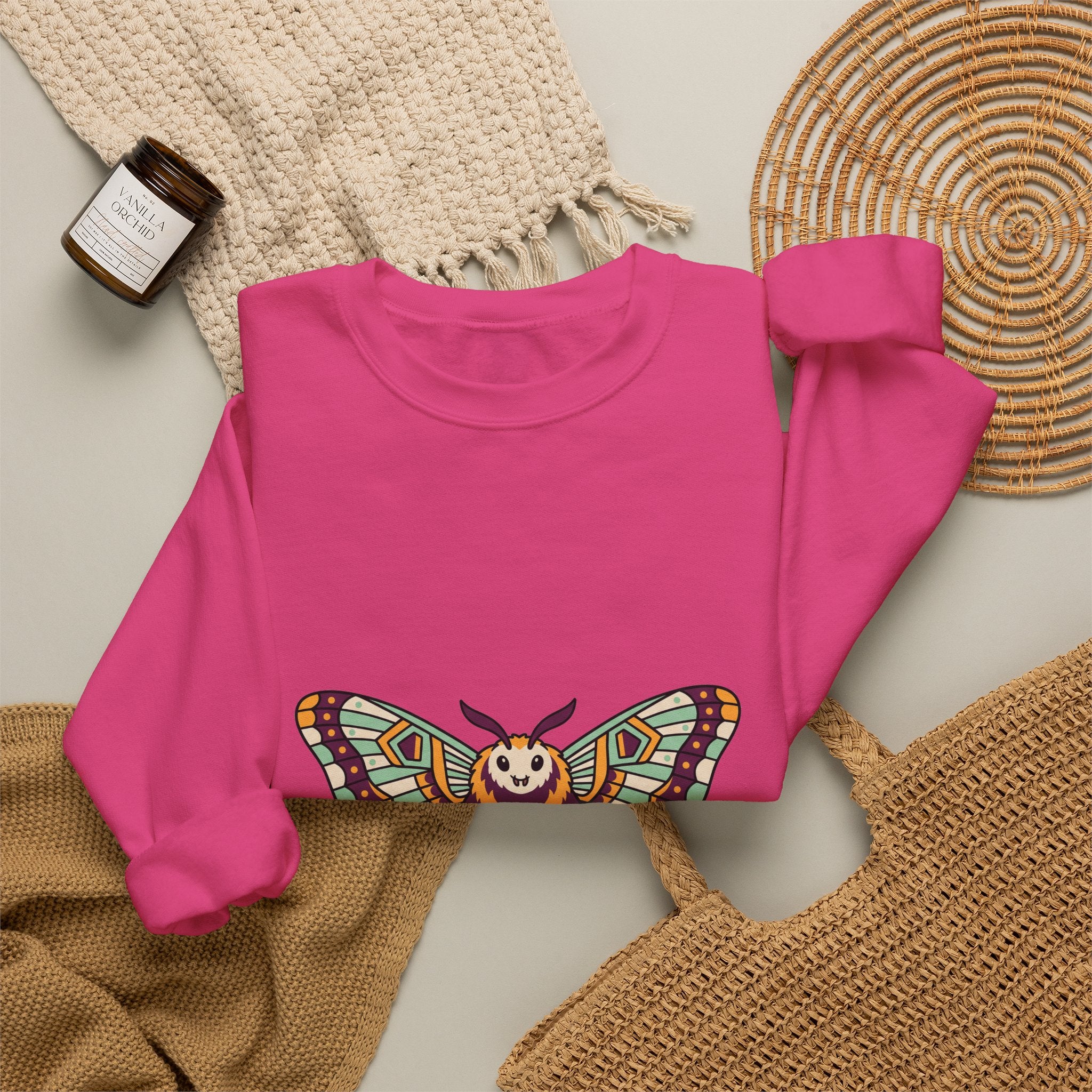 Fuzzy Moth Friend Crewneck
