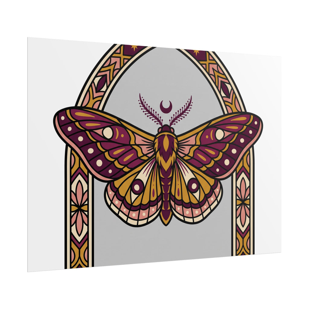 Arched Moth Stars Poster
