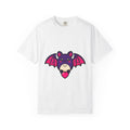 Bat with Tiny Heart Tee, Cute Whimsical Goth Spooky Shirt