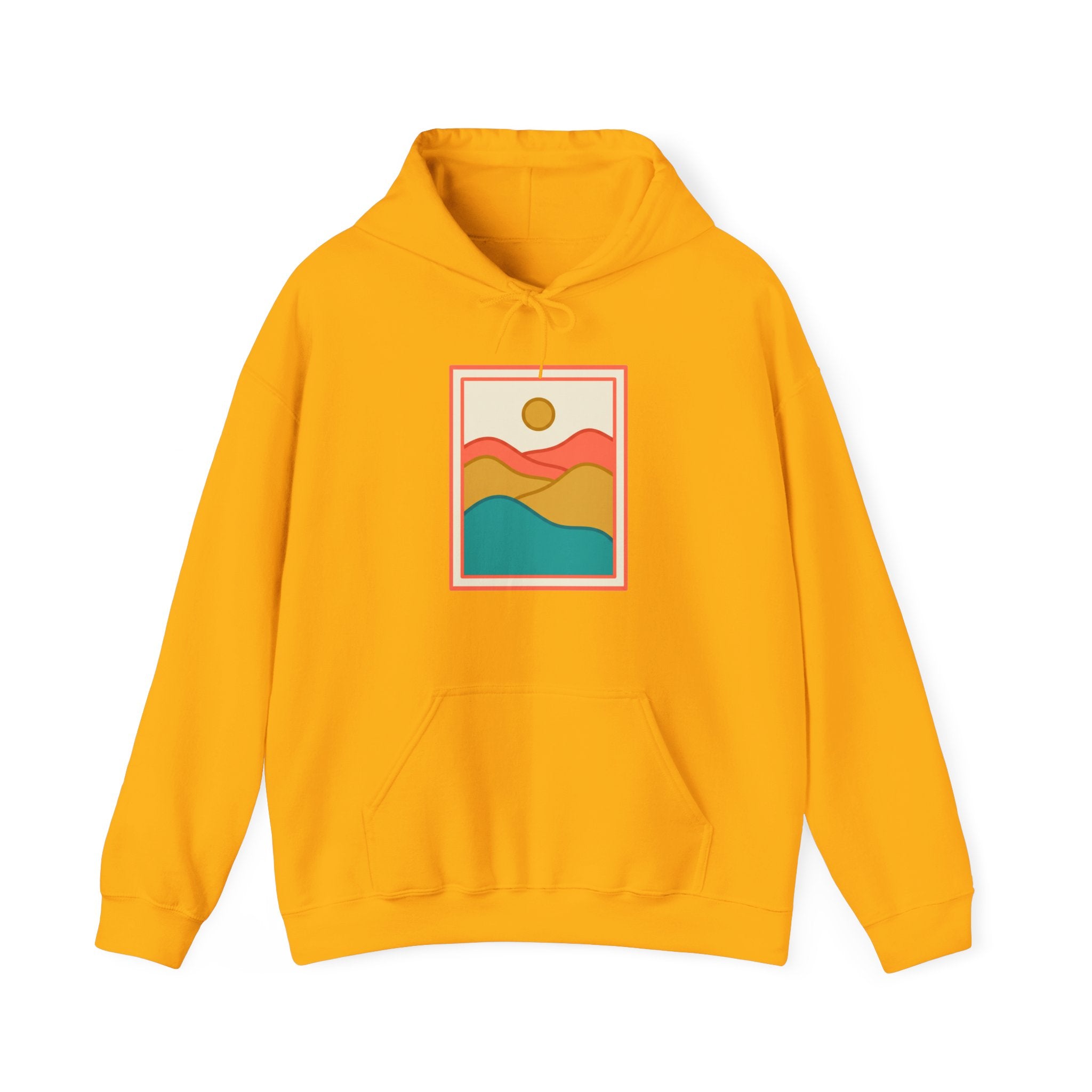 Layered Hills Line Hoodie