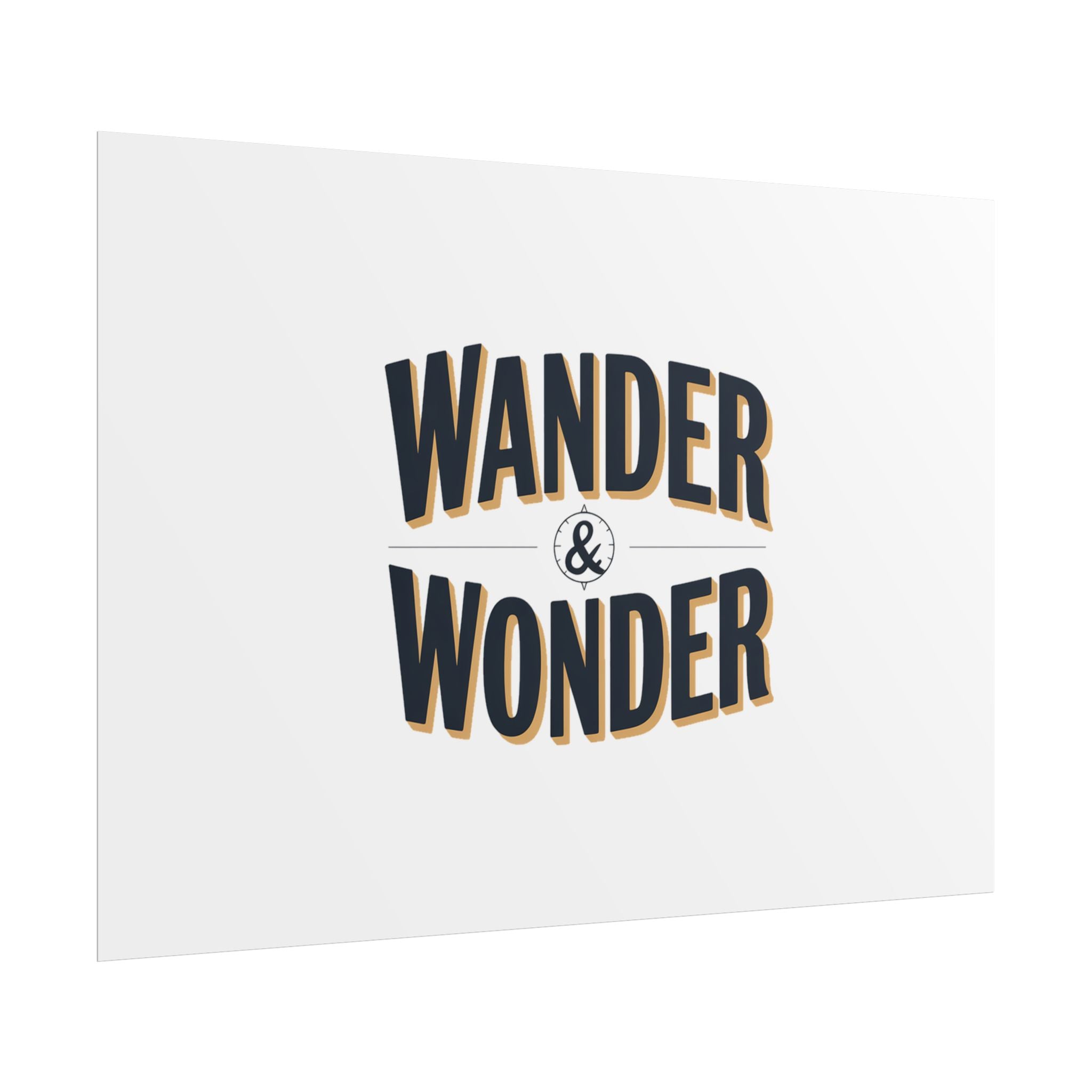 Wander & Wonder Poster