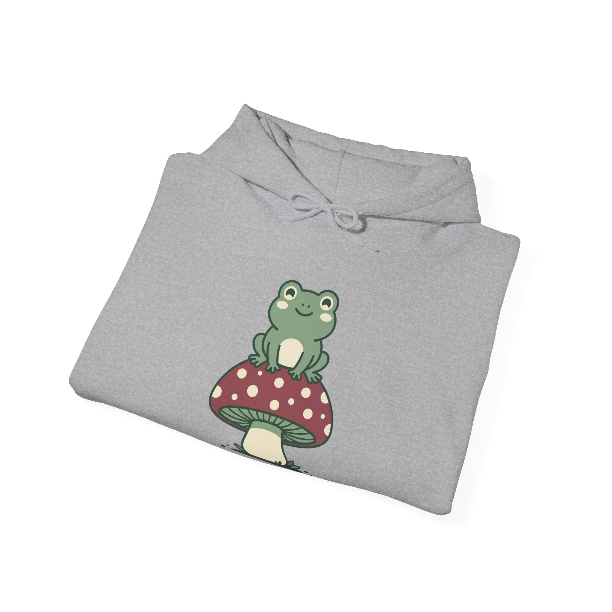 Frog on a Mushroom Hoodie