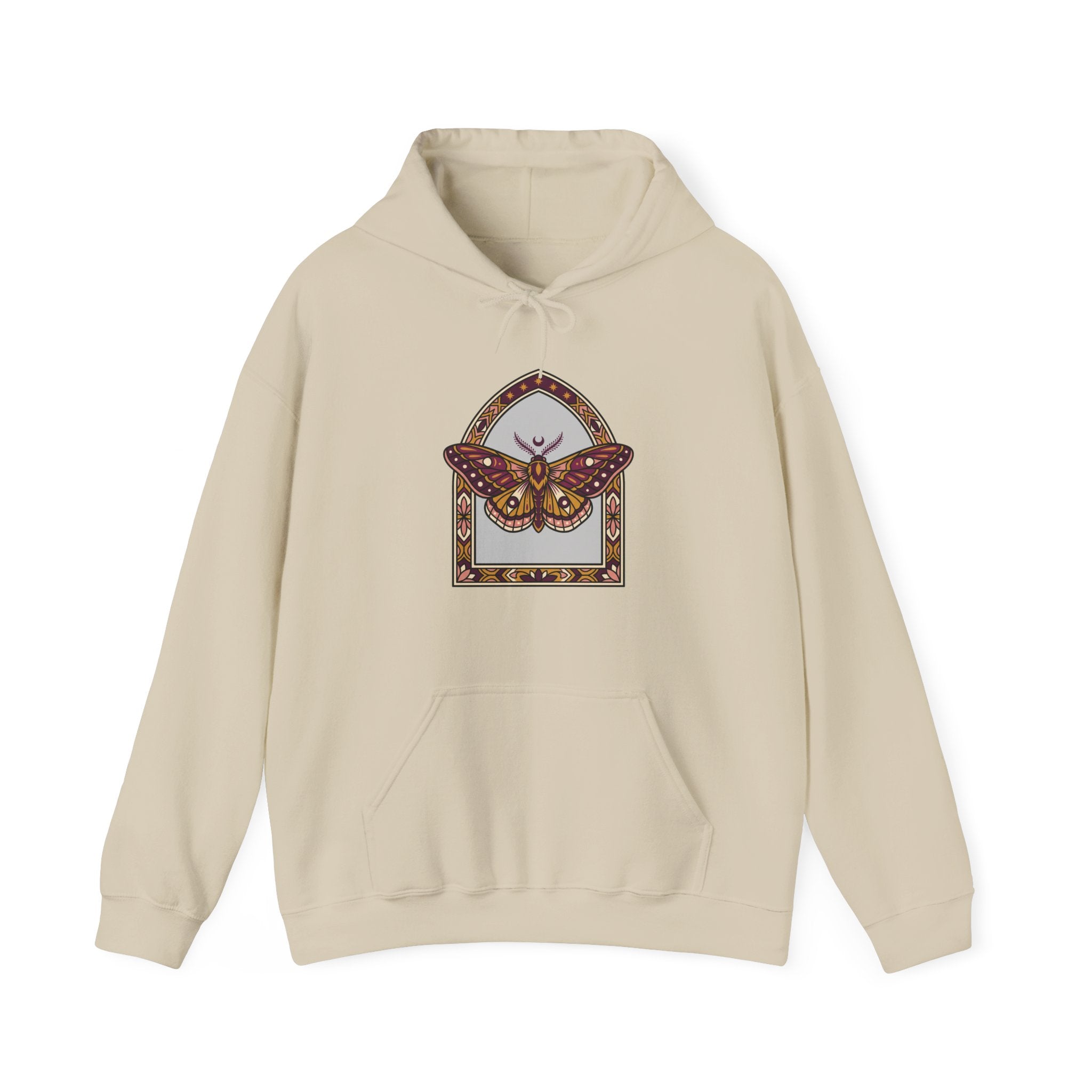 Arched Moth Stars Hoodie