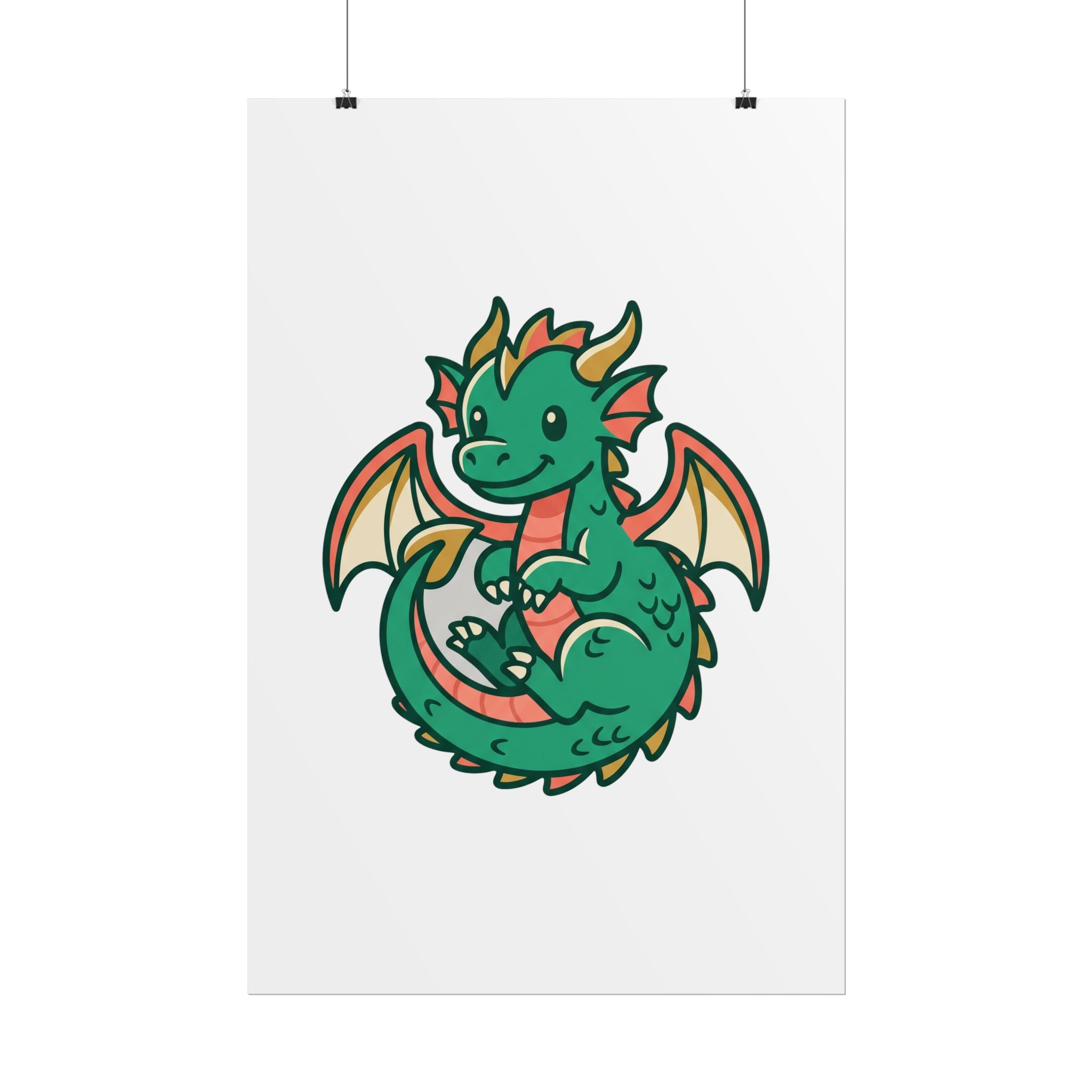 Tiny Leaf Dragon Poster