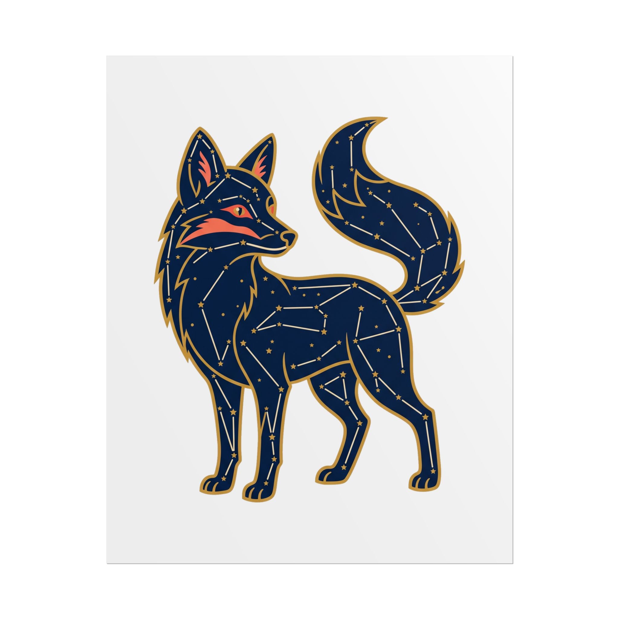 Constellation Fox Poster