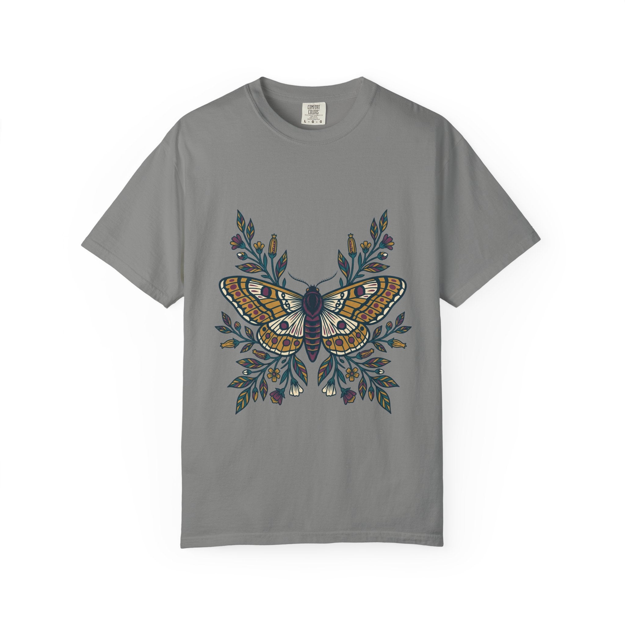 Botanical Moth and Flora Tee
