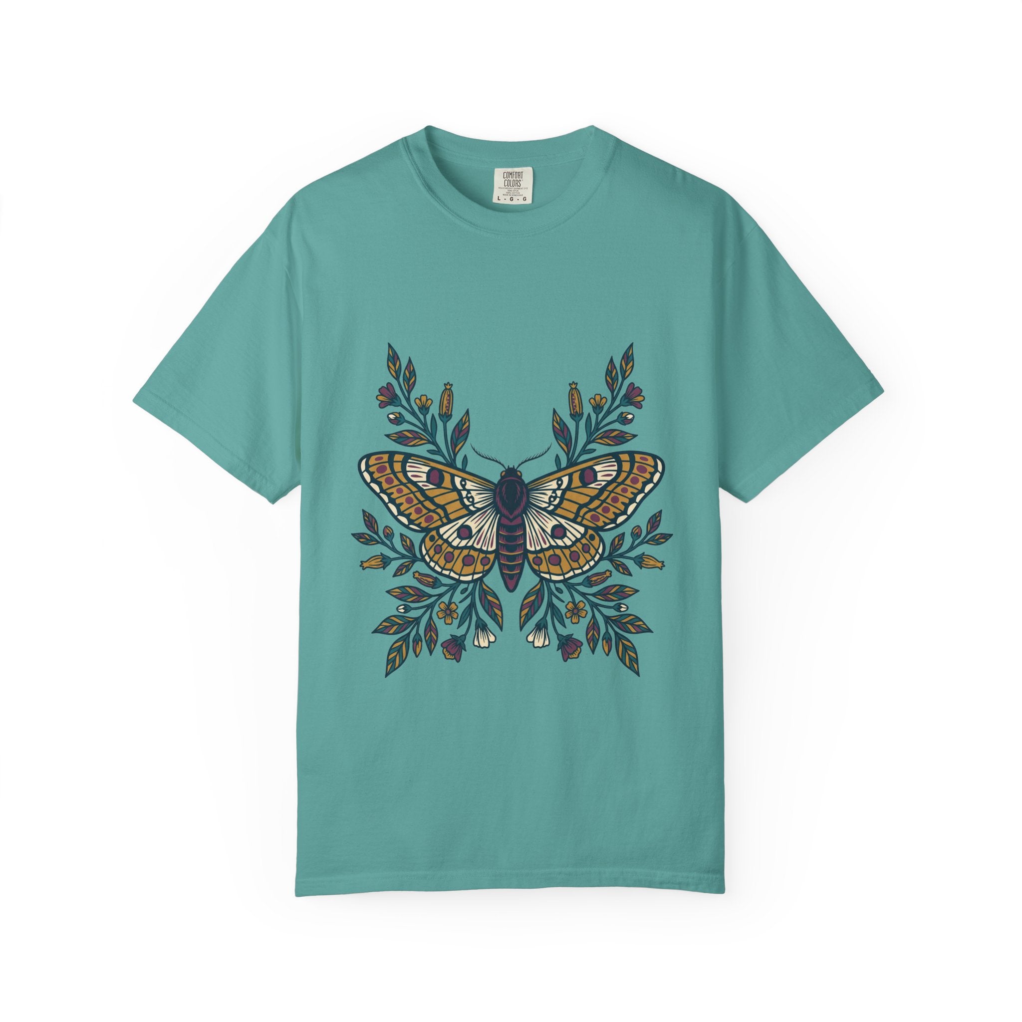 Botanical Moth and Flora Tee