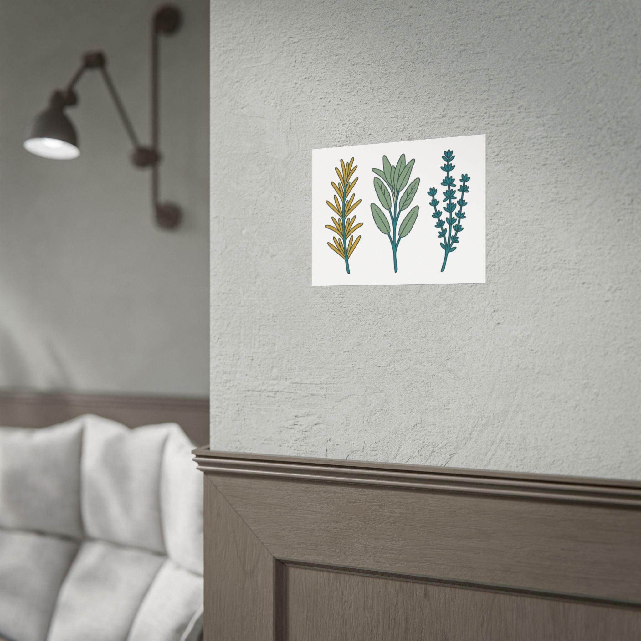 Herb Sprig Set Poster