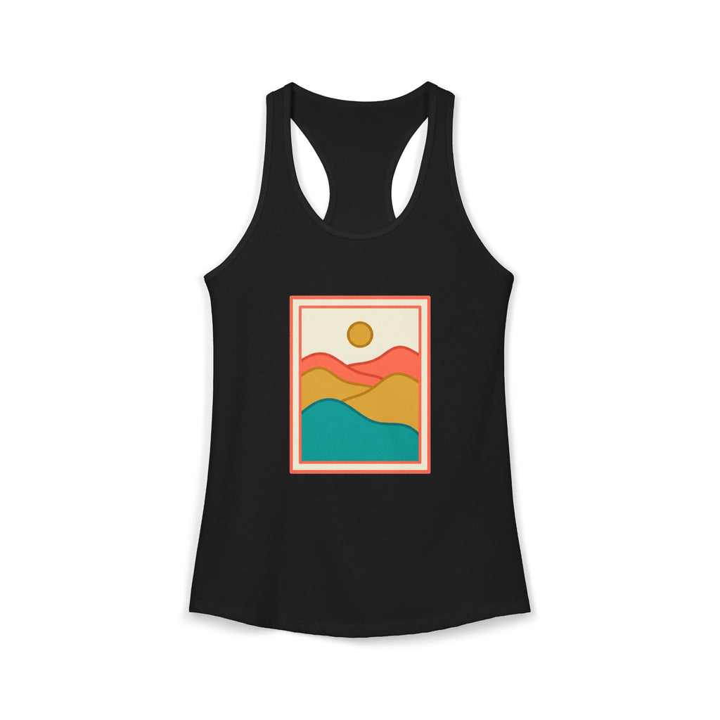 Layered Hills Line Tank Top