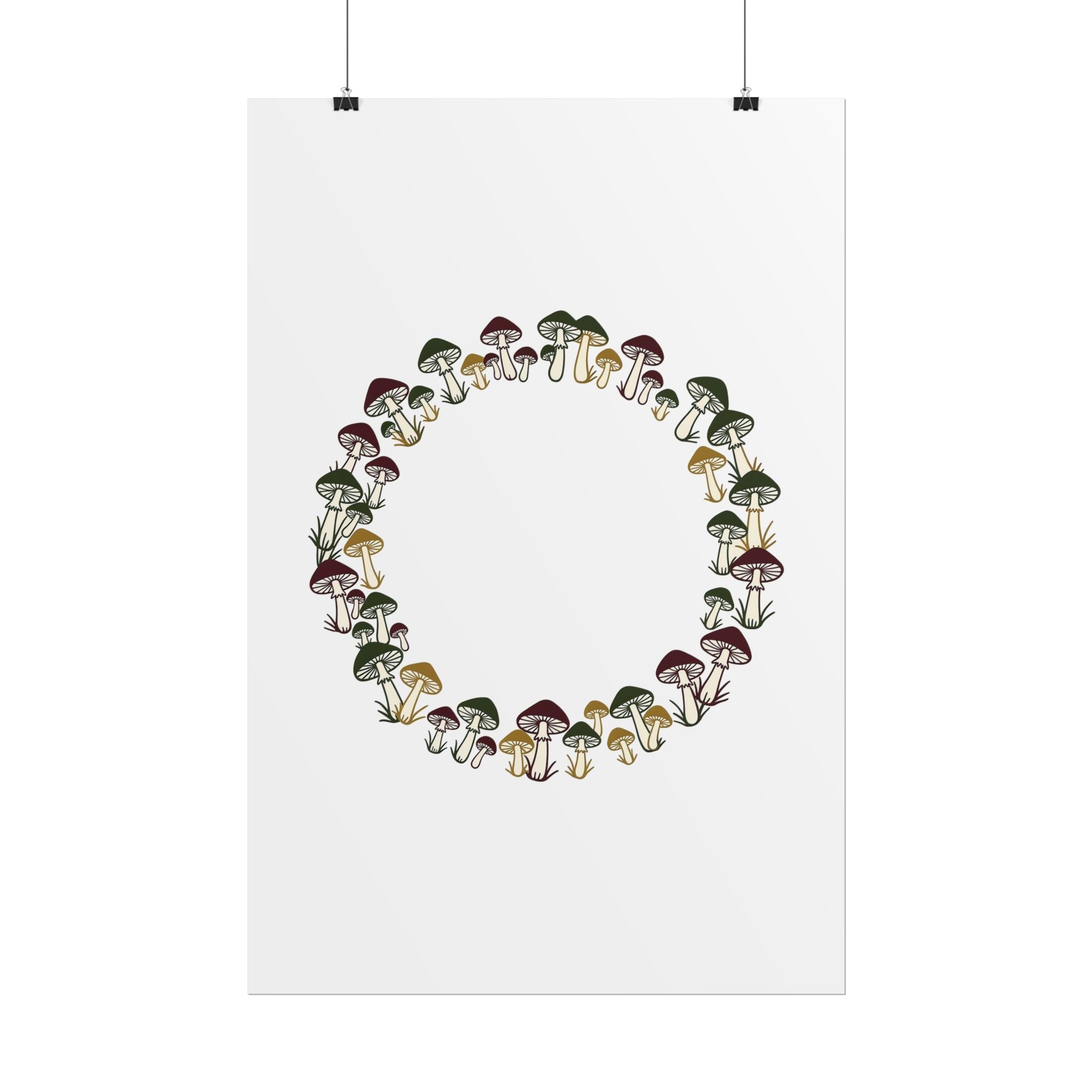 Toadstool Ring Poster