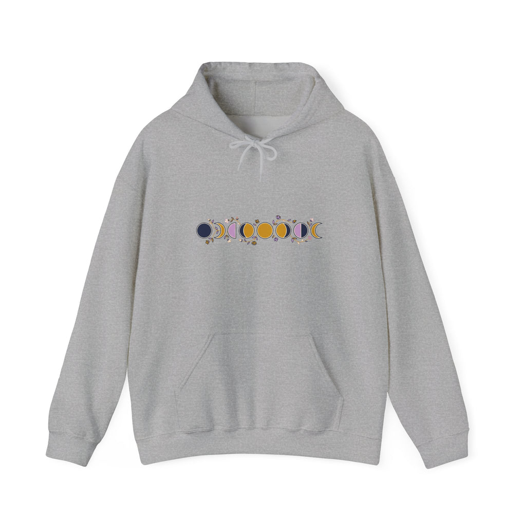 Moon Phases Botanical Hoodie