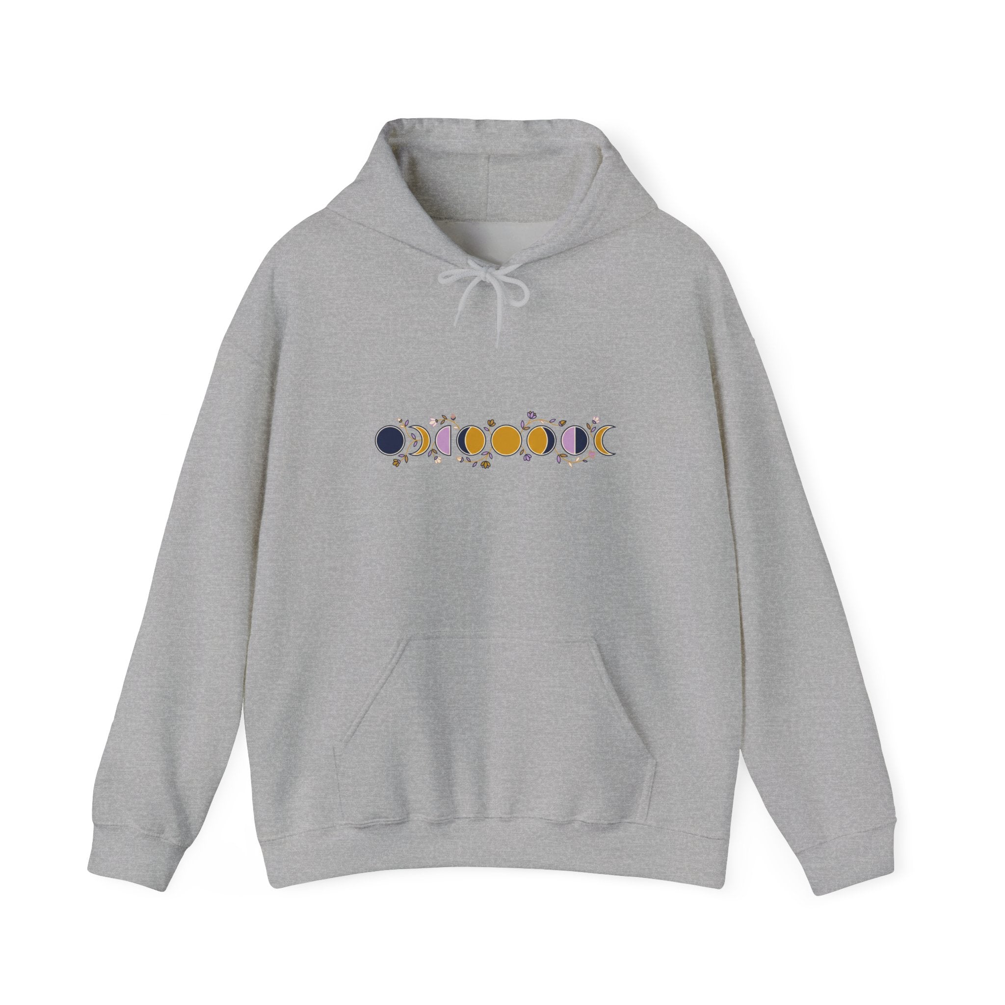 Moon Phases Botanical Hoodie