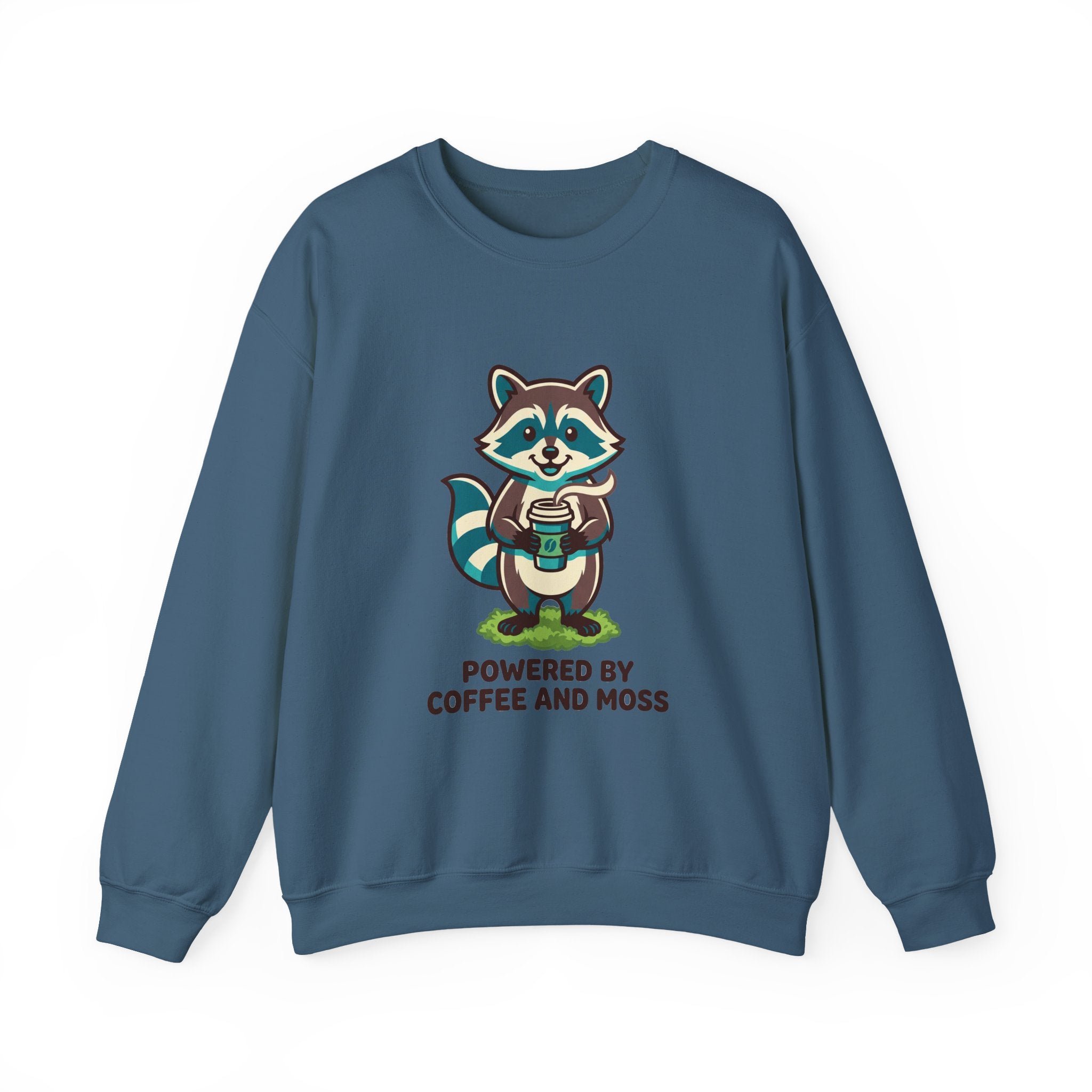 Powered by Coffee and Moss Crewneck