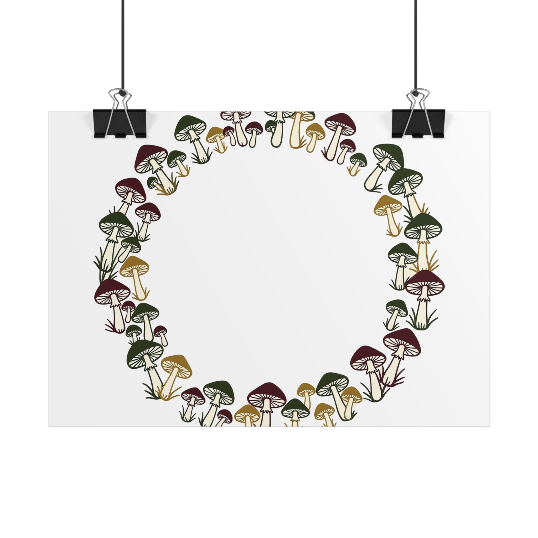Toadstool Ring Poster