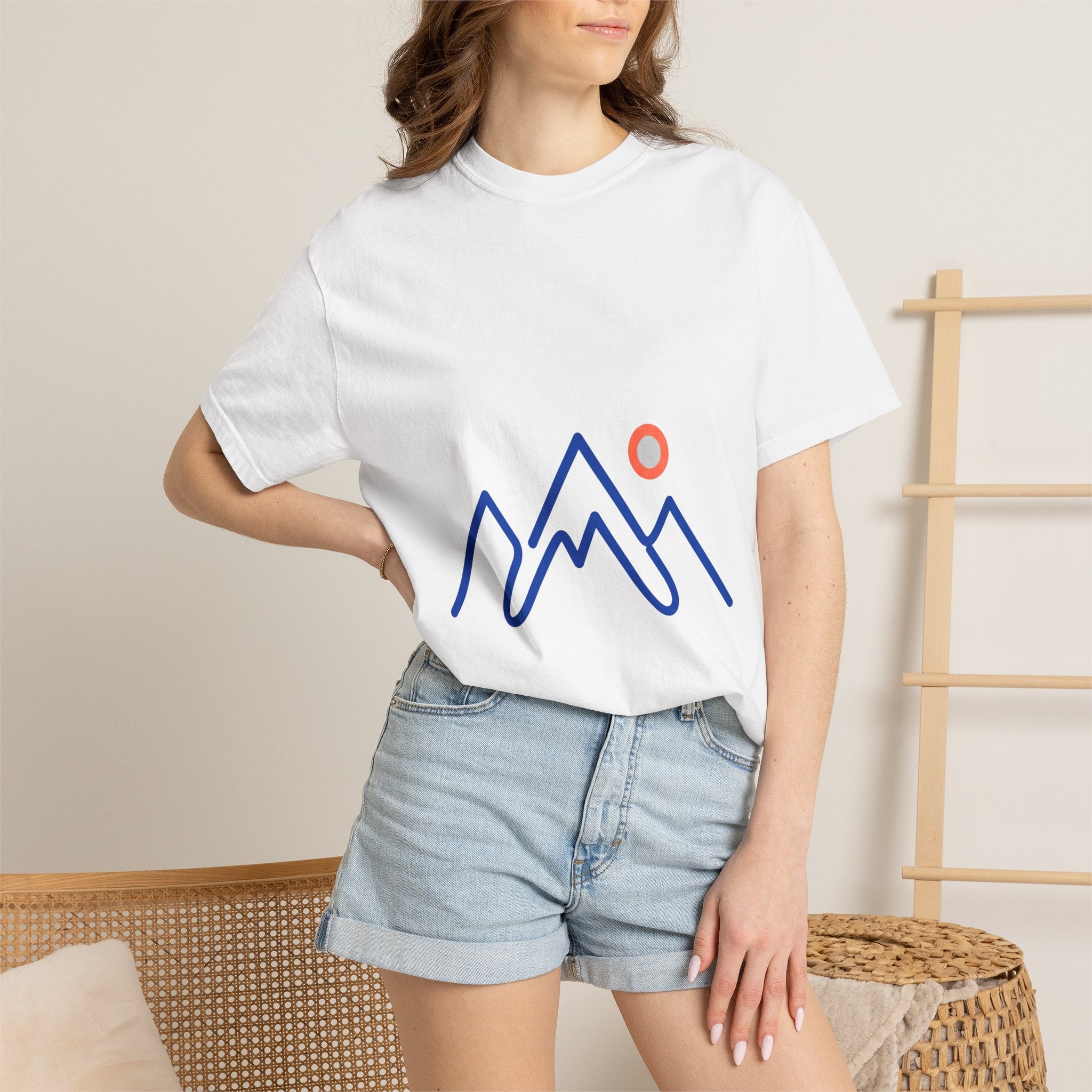 One Line Mountain Tee