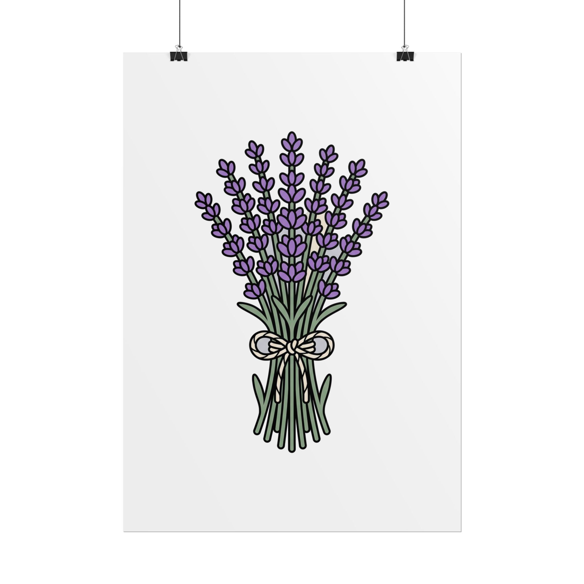 Lavender Bunch Poster