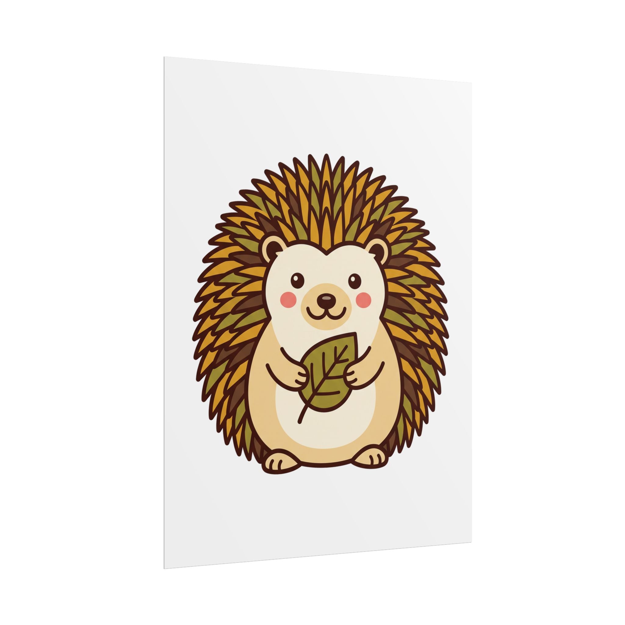Chubby Hedgehog Poster