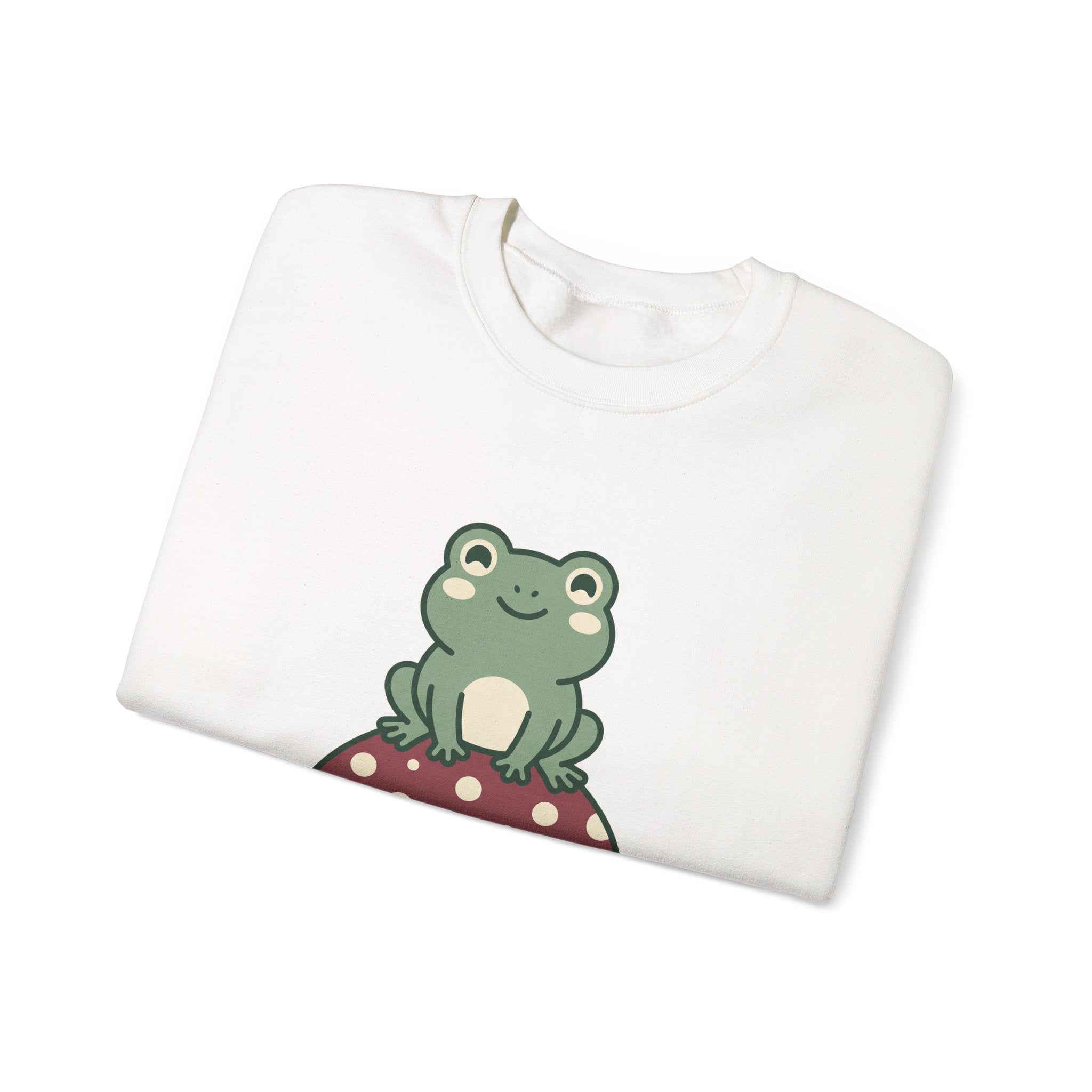 Frog on a Mushroom Crewneck