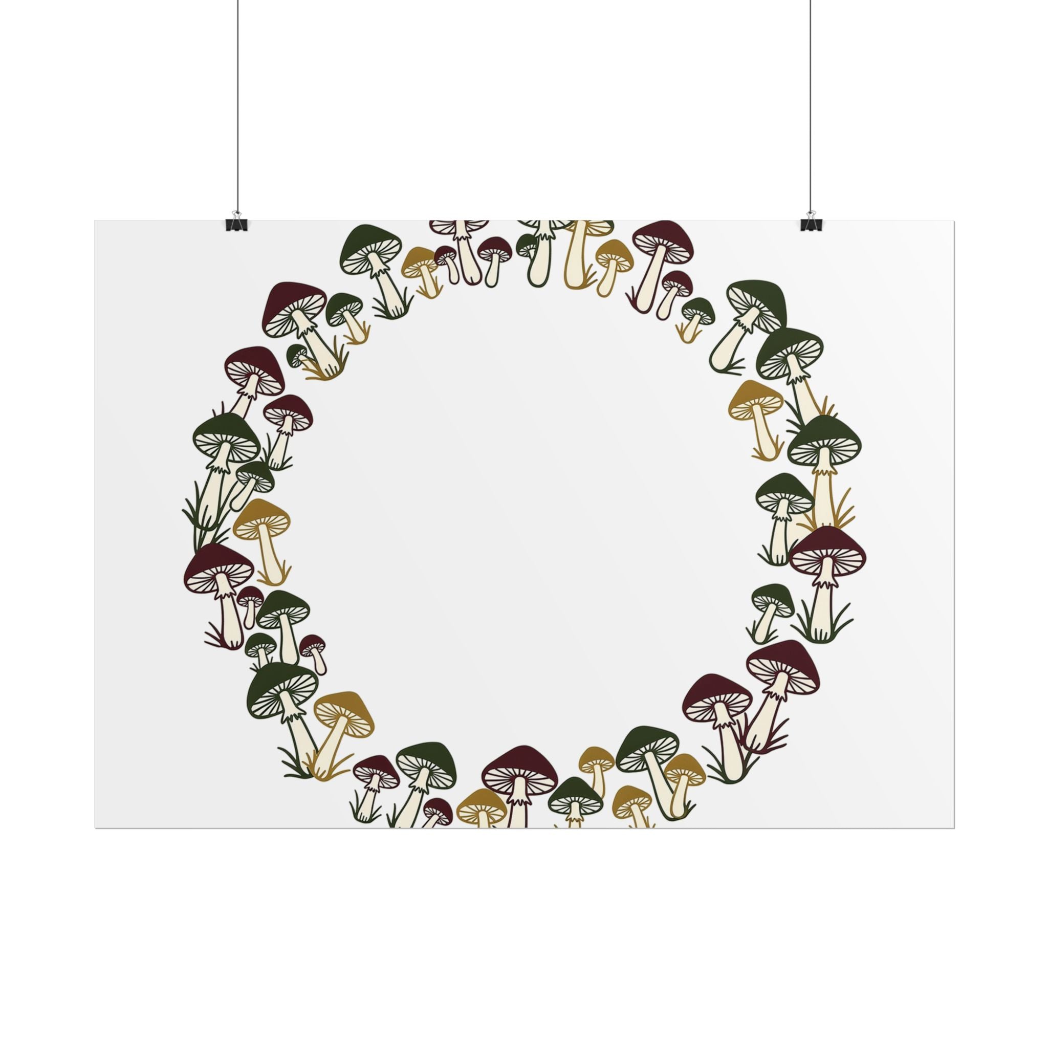 Toadstool Ring Poster