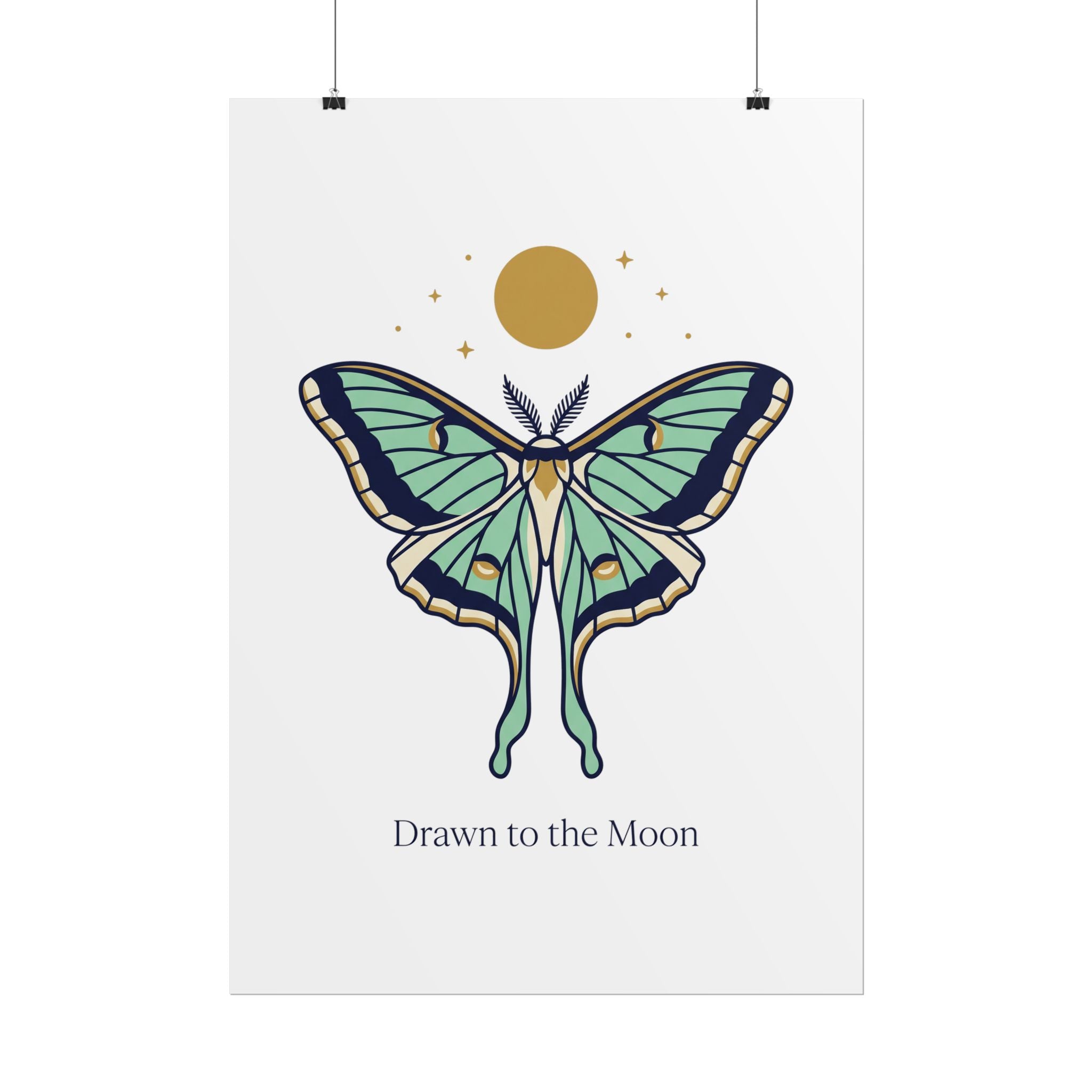 Drawn to the Moon Poster