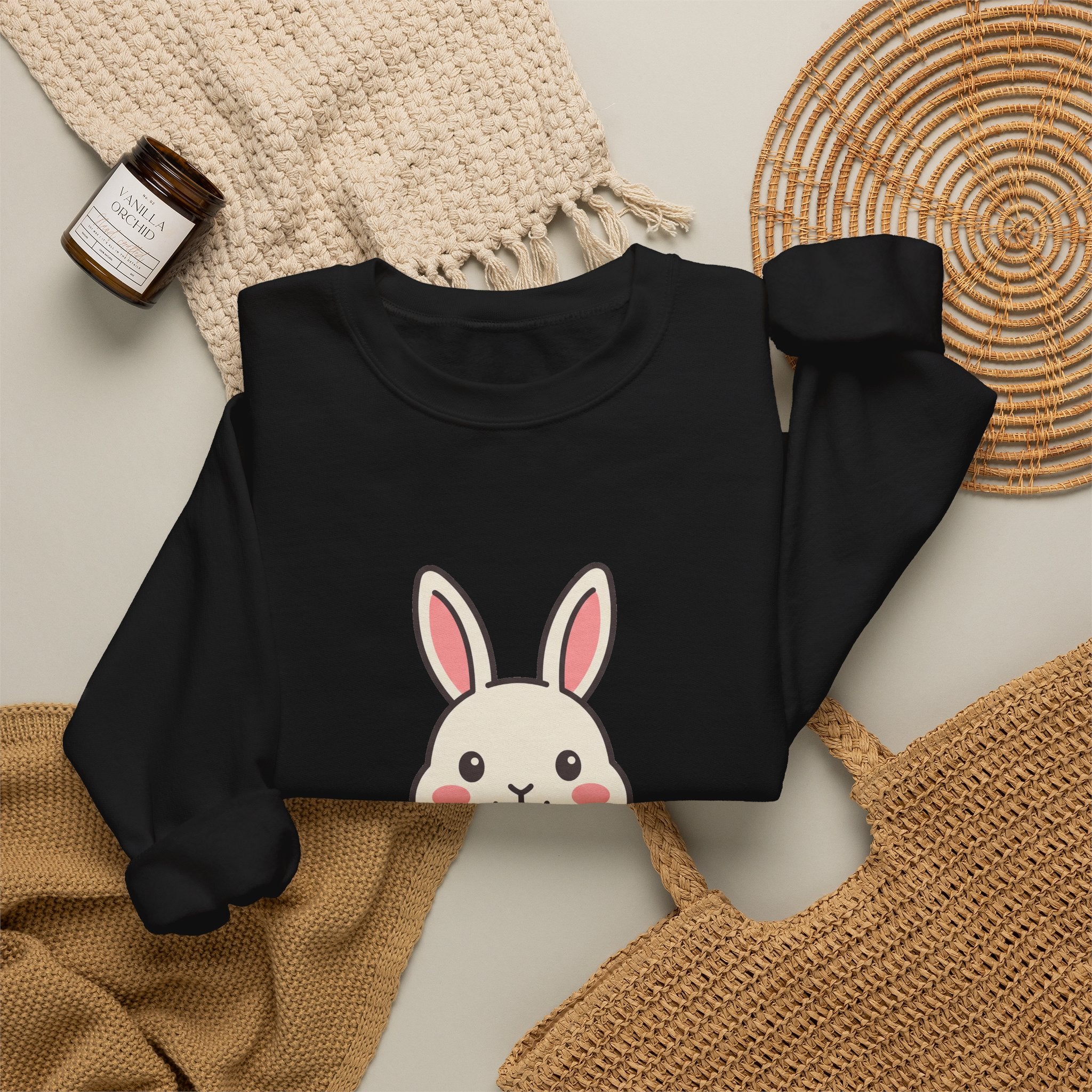 Bunny with Carrot Crewneck