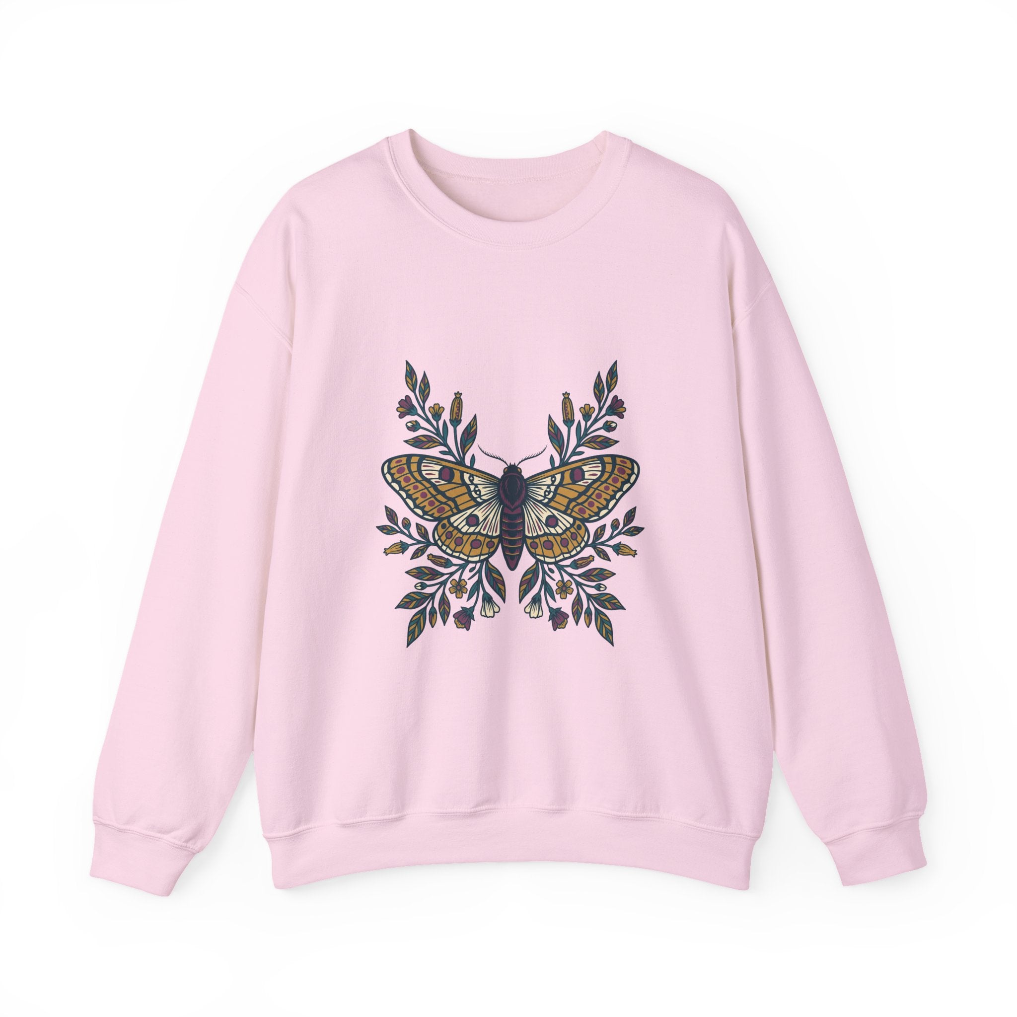Botanical Moth and Flora Crewneck