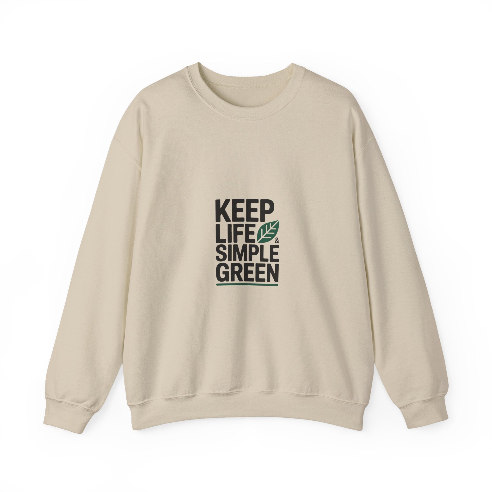 Keep Life Simple & Green Crewneck
