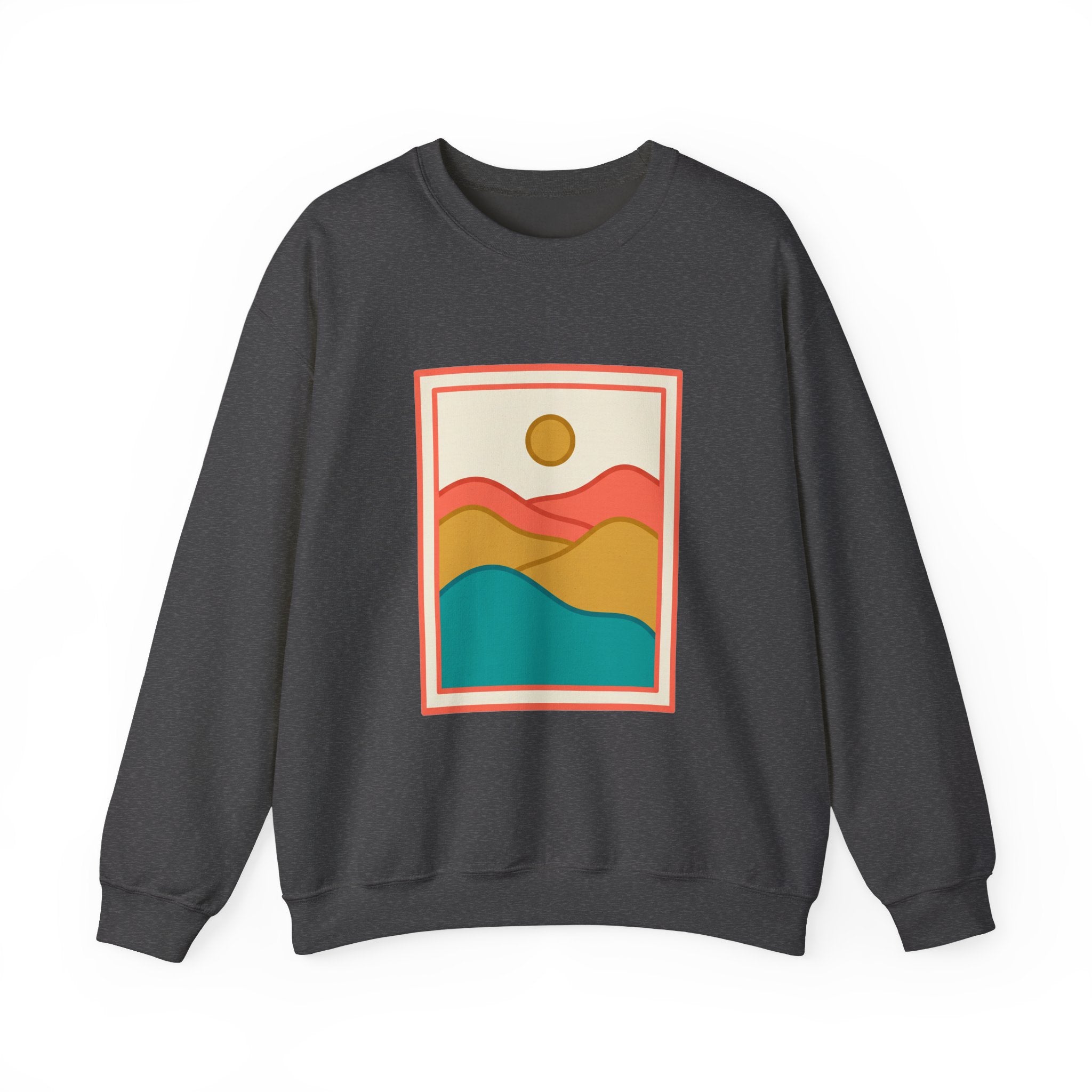 Layered Hills Line Crewneck