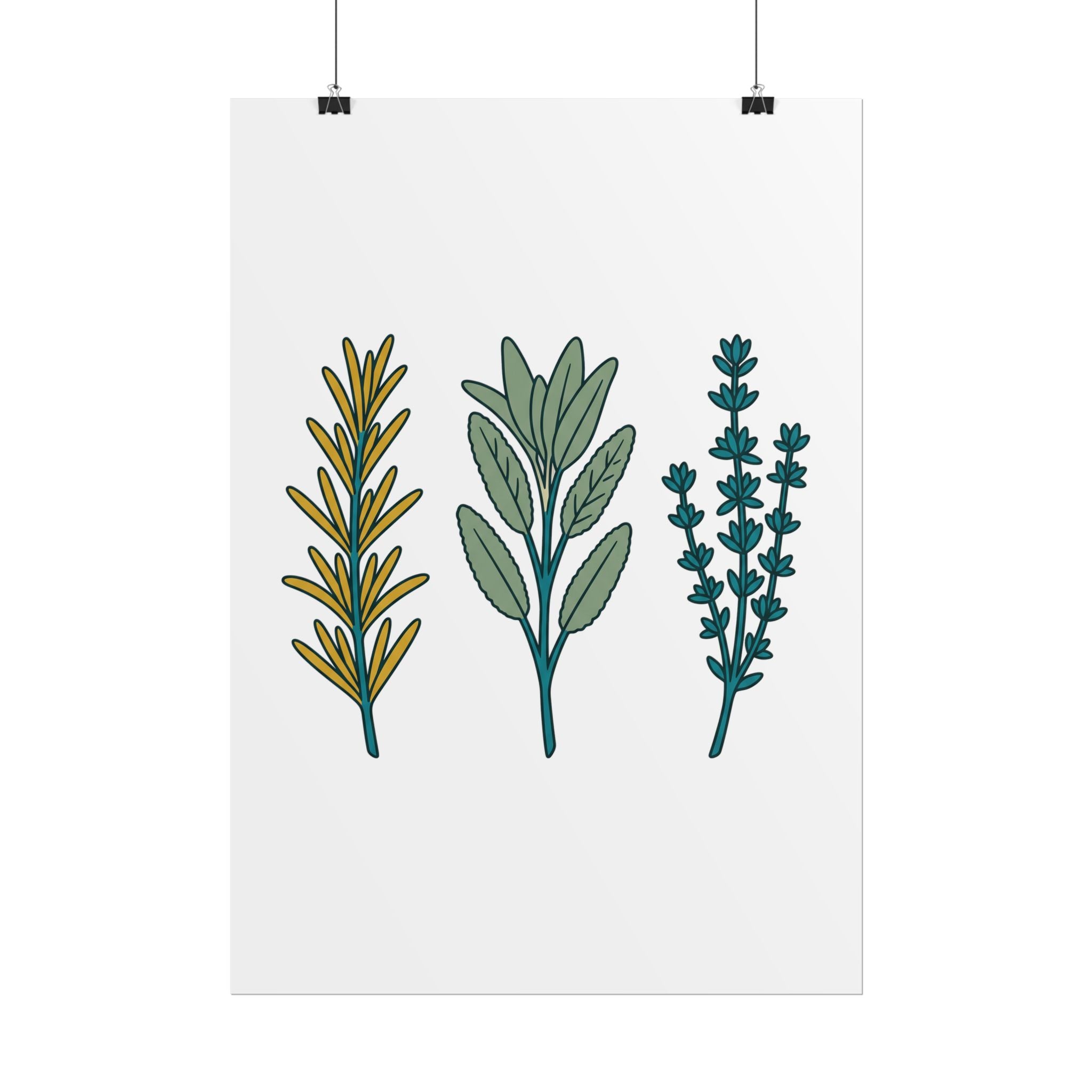 Herb Sprig Set Poster