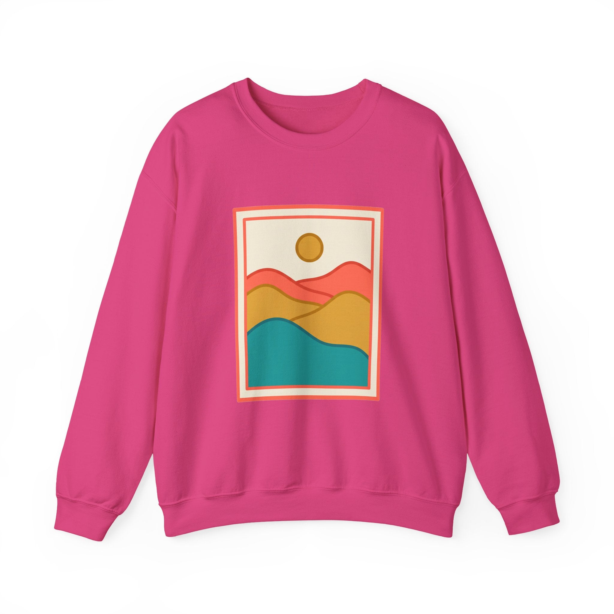 Layered Hills Line Crewneck