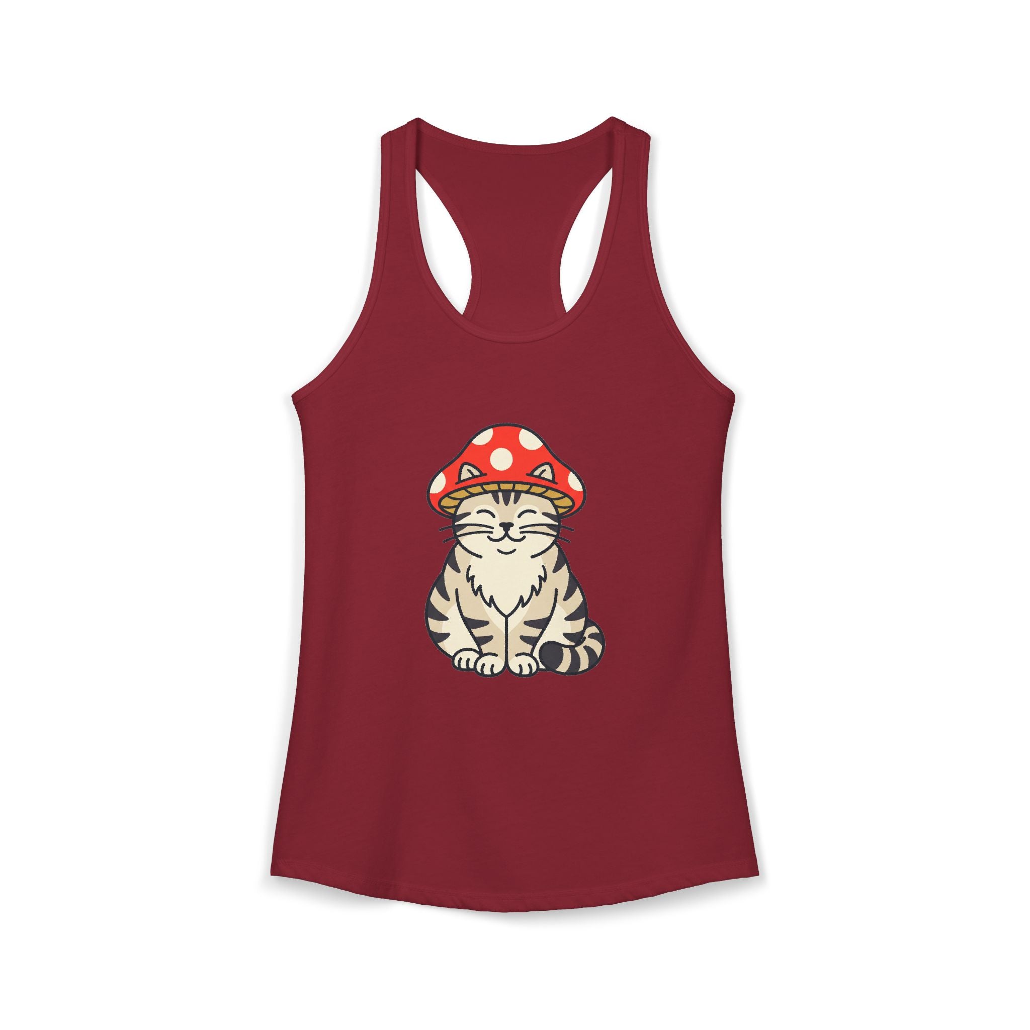 Mushroom Cat Tank Top