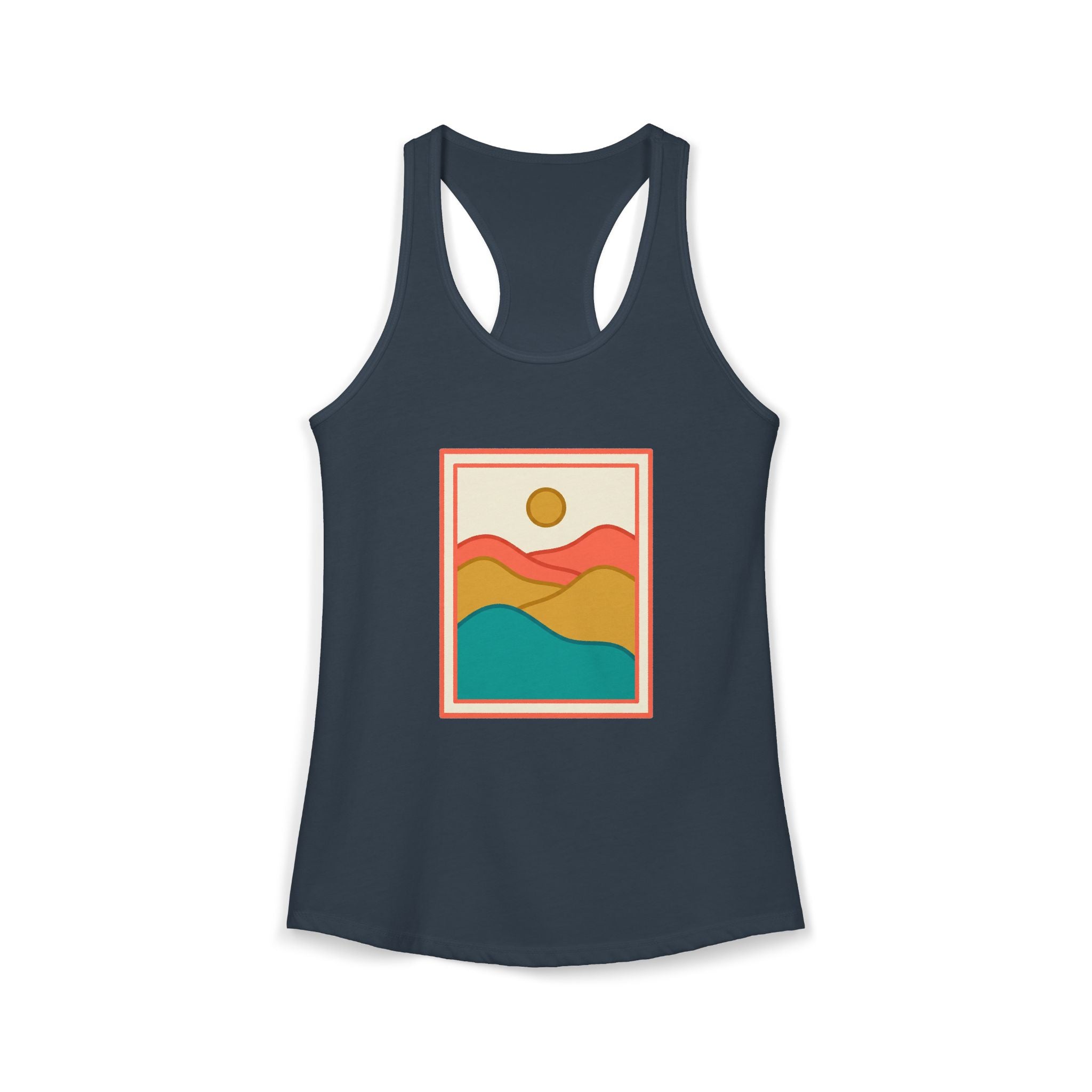 Layered Hills Line Tank Top