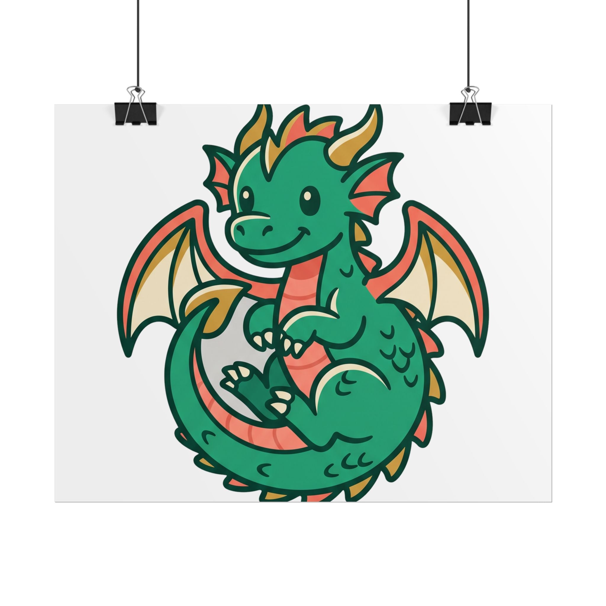 Tiny Leaf Dragon Poster