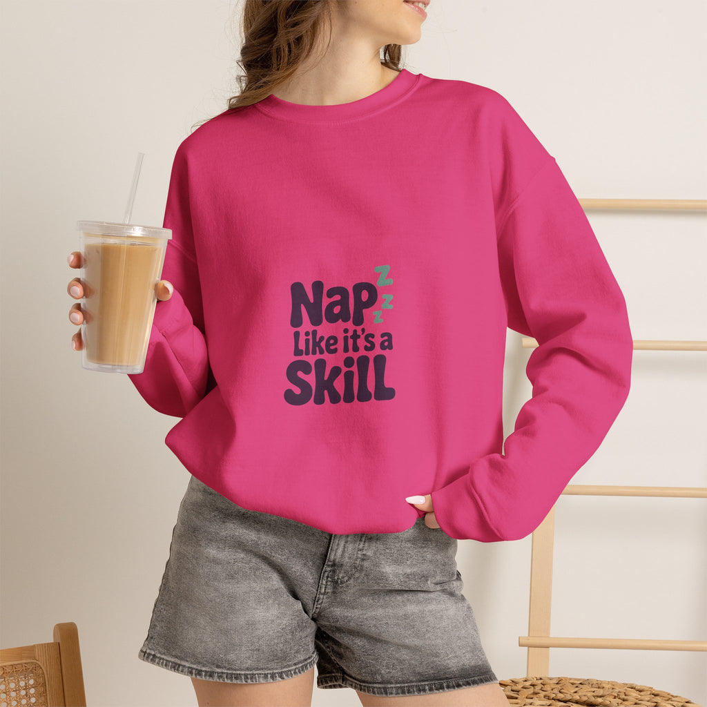 Nap Like It's a Skill Crewneck