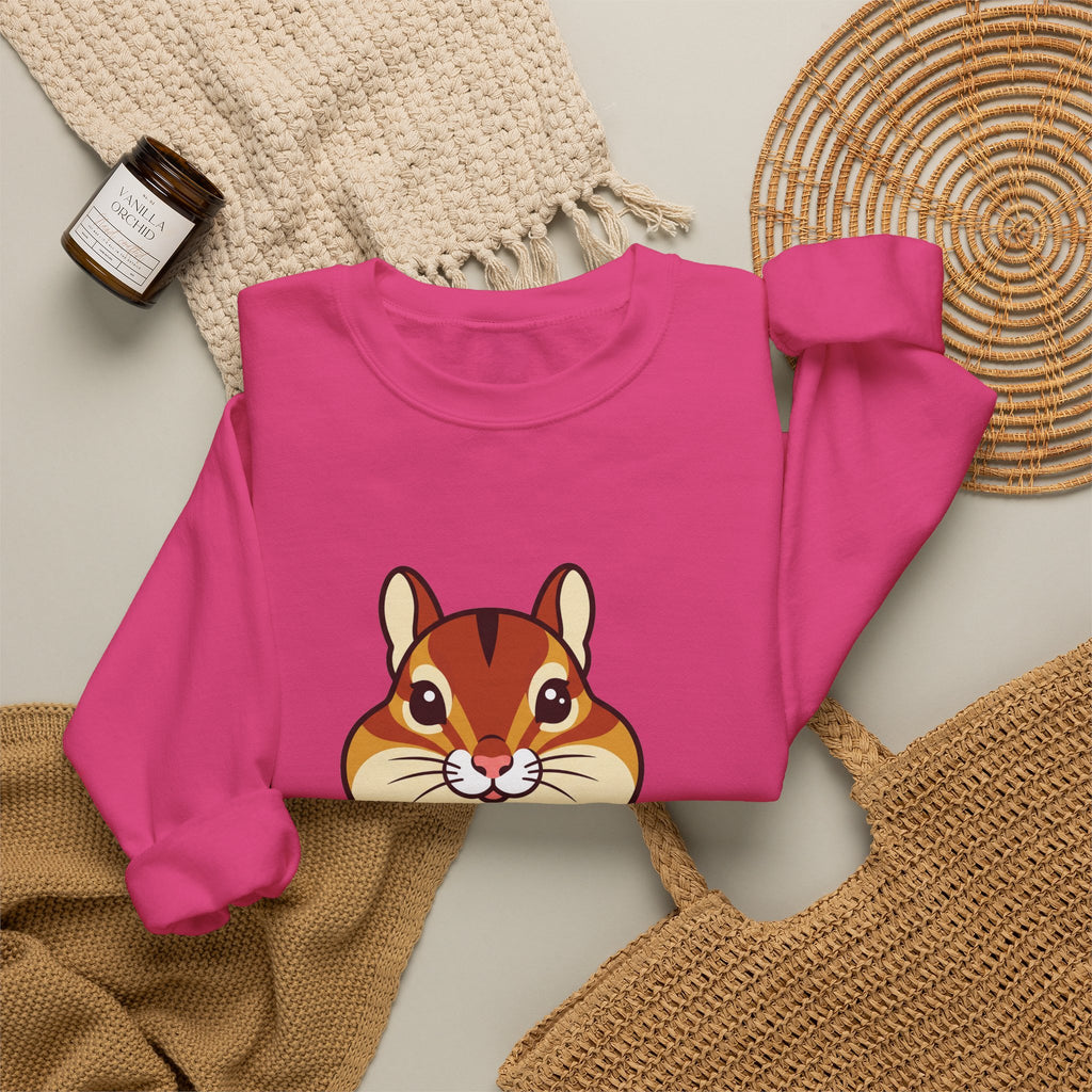 Chipmunk with Acorn Crewneck