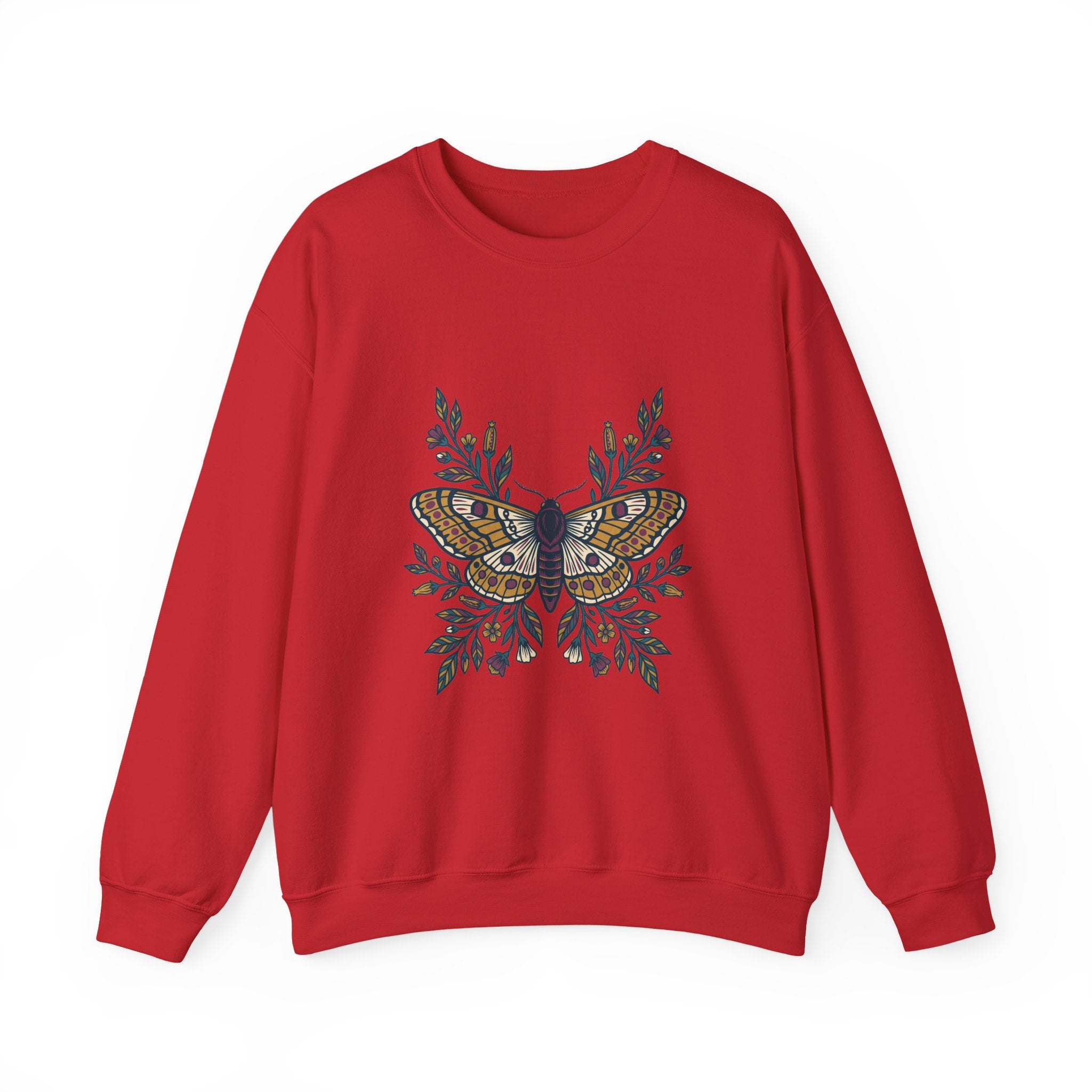 Botanical Moth and Flora Crewneck