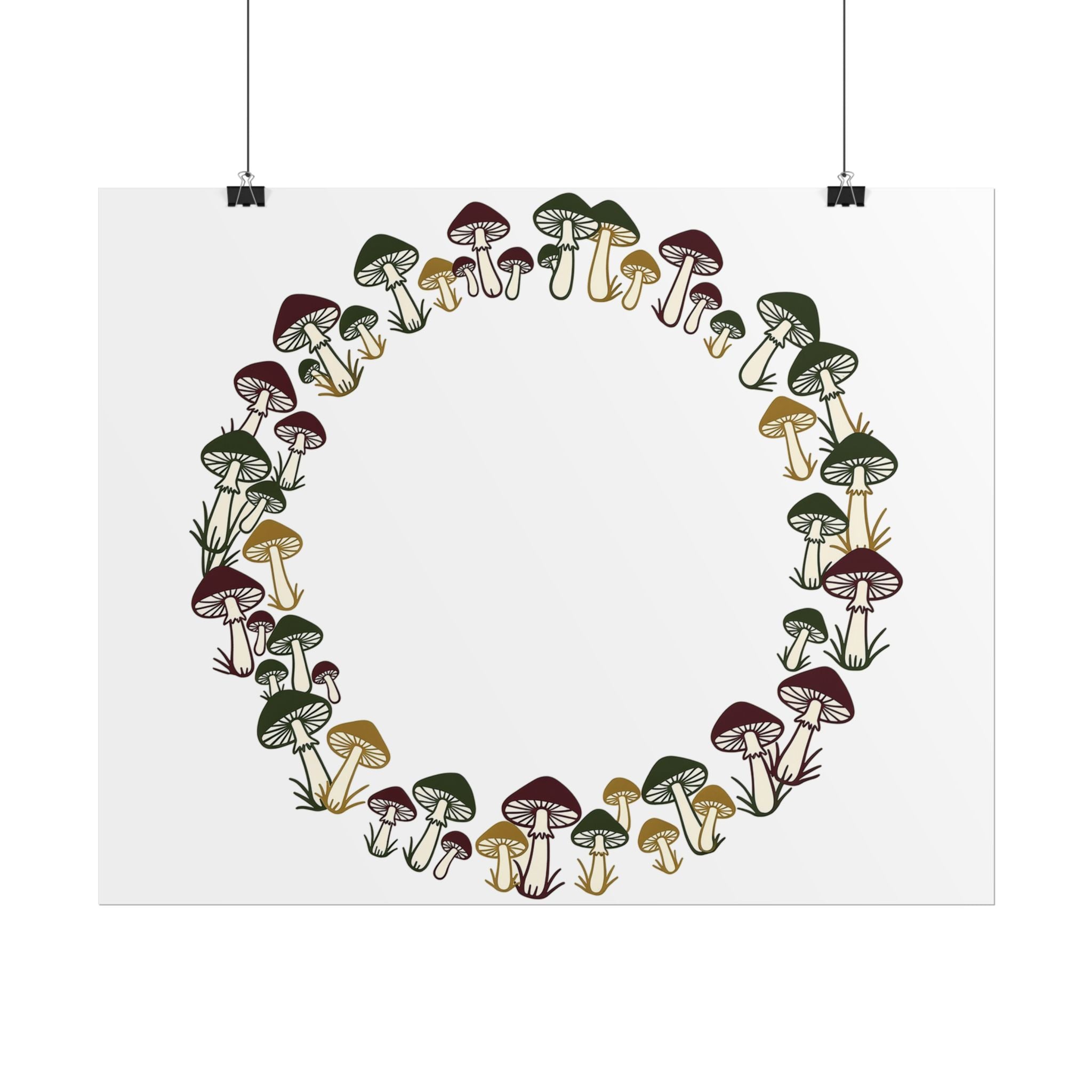 Toadstool Ring Poster