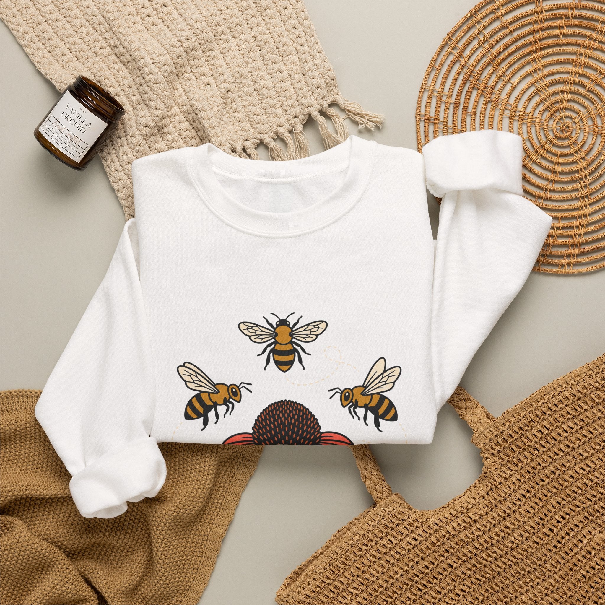 Support Your Local Pollinators Crewneck