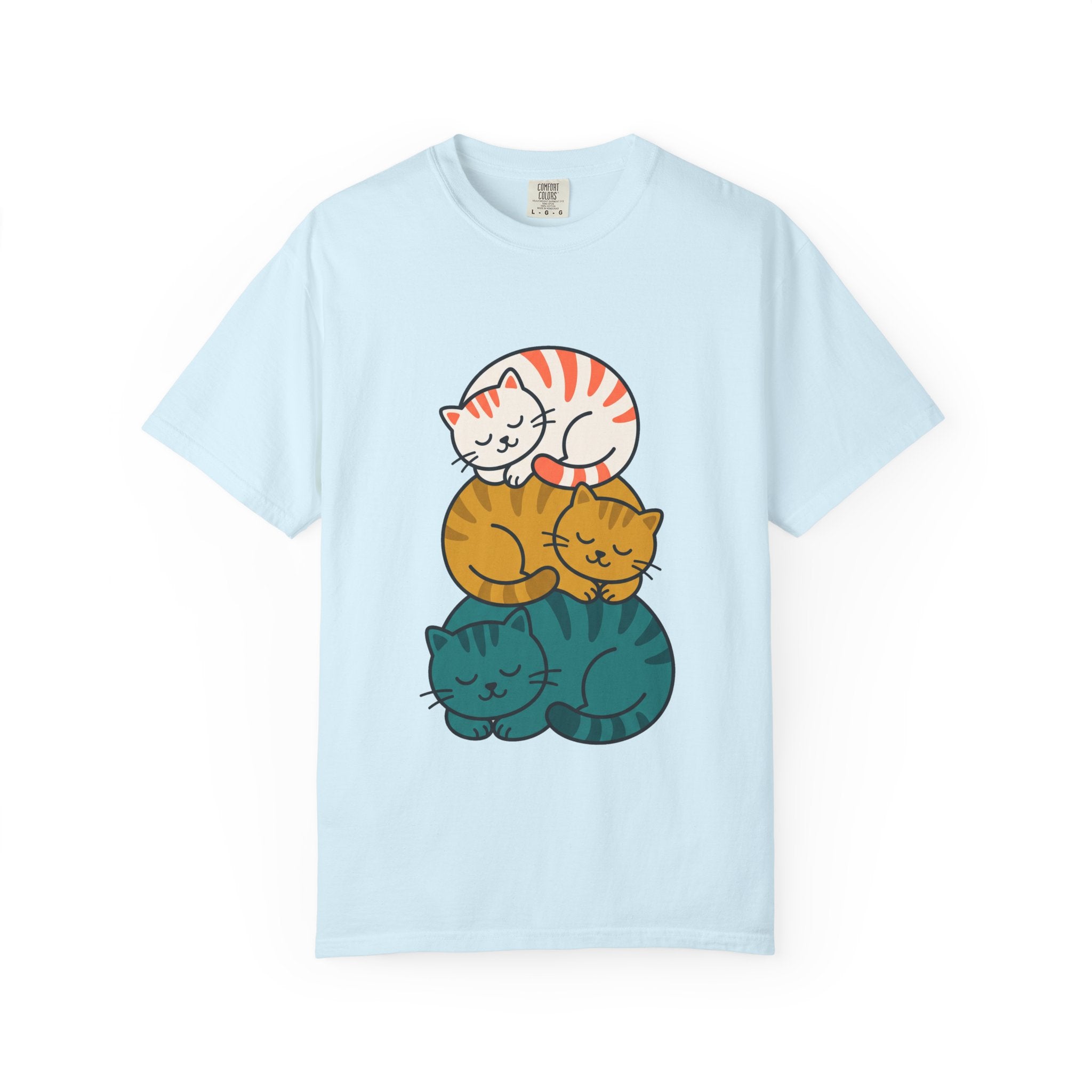 Sleepy Cat Stack Tee