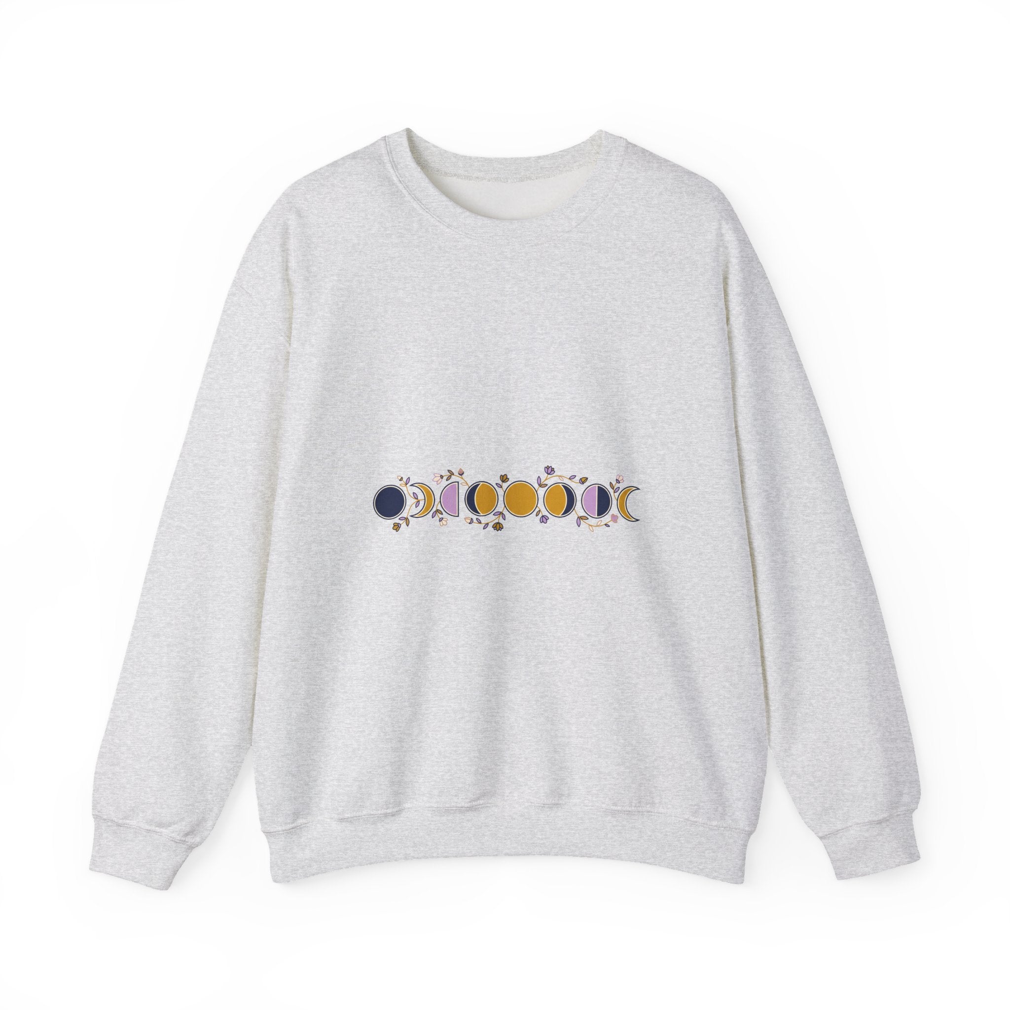 Moon Phases Botanical Crewneck