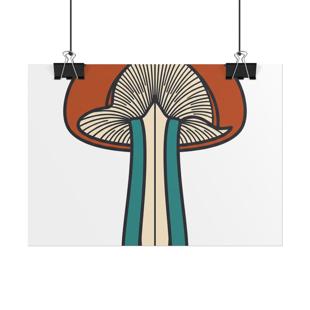 Mushroom Cross Section Poster