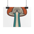 Mushroom Cross Section Poster