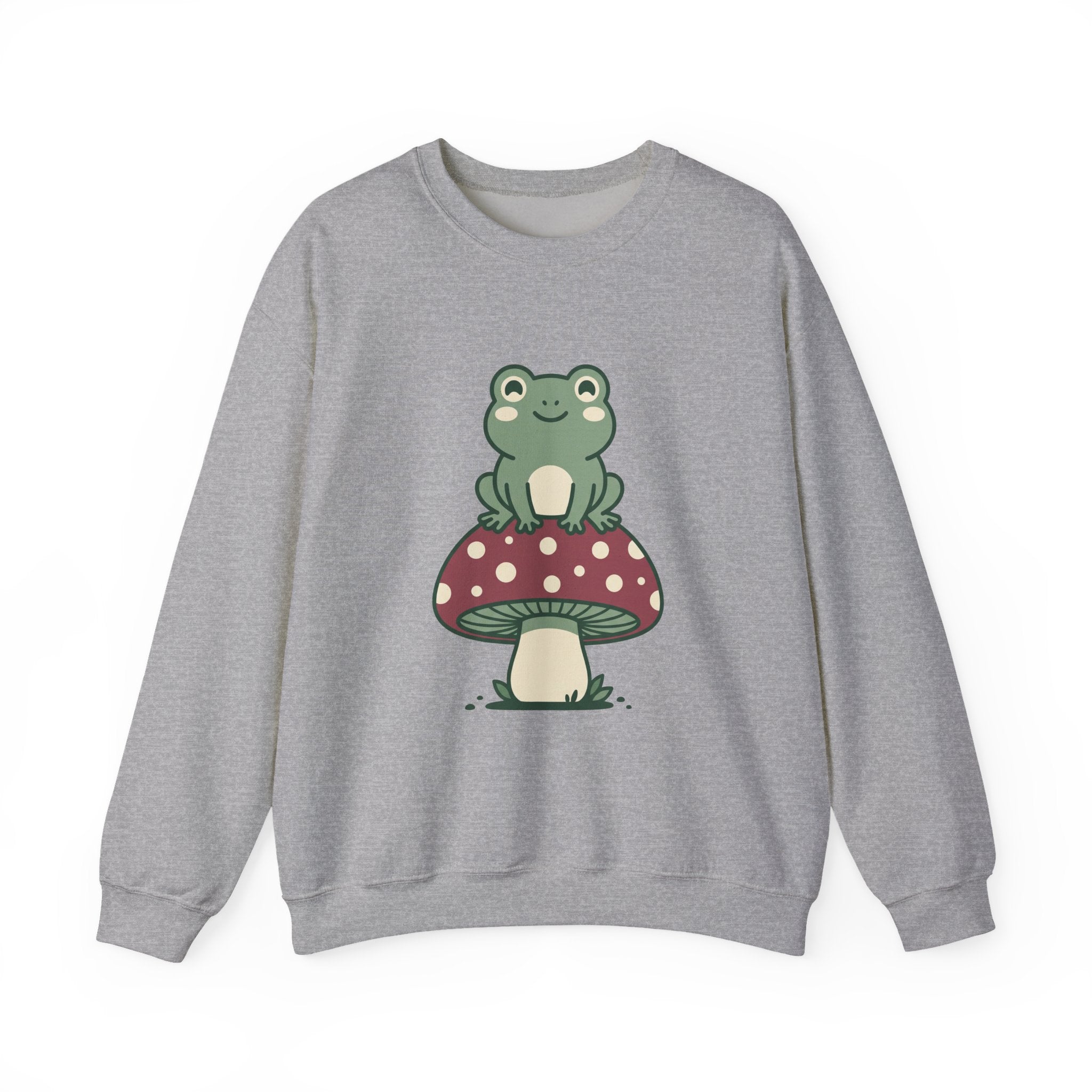 Frog on a Mushroom Crewneck