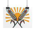 Sun and Wheat Poster