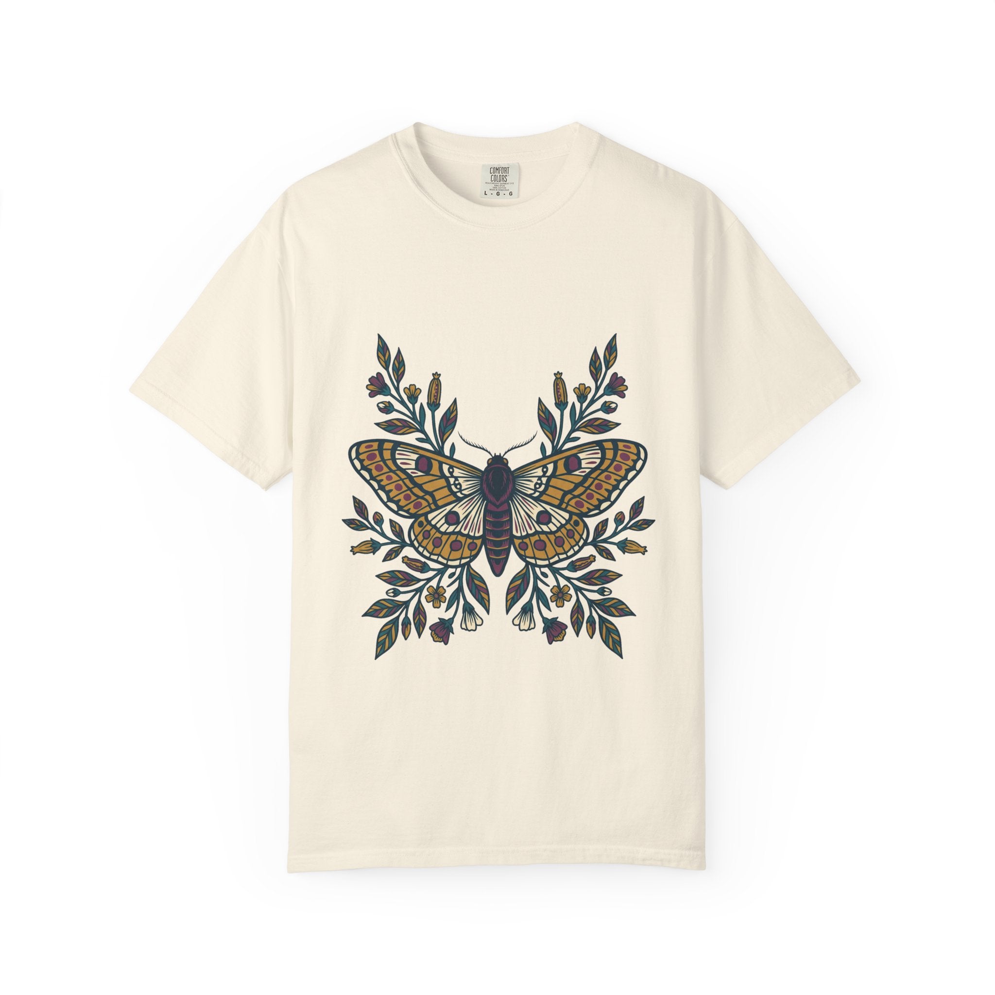 Botanical Moth and Flora Tee