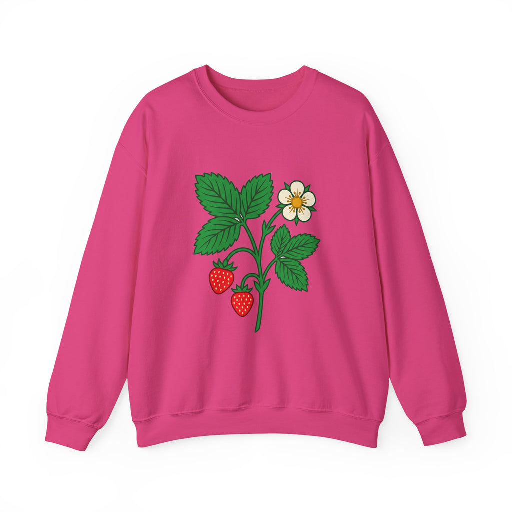 Wild Strawberry Sprig Crewneck